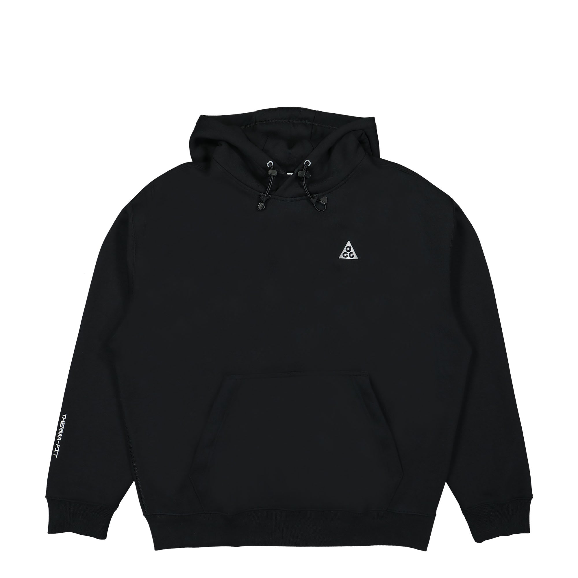 Nike ACG Therma FIT Fleece Pullover Hoodie Black / Summit White / Summit White Hoodies DZ3392 010 | Overkill