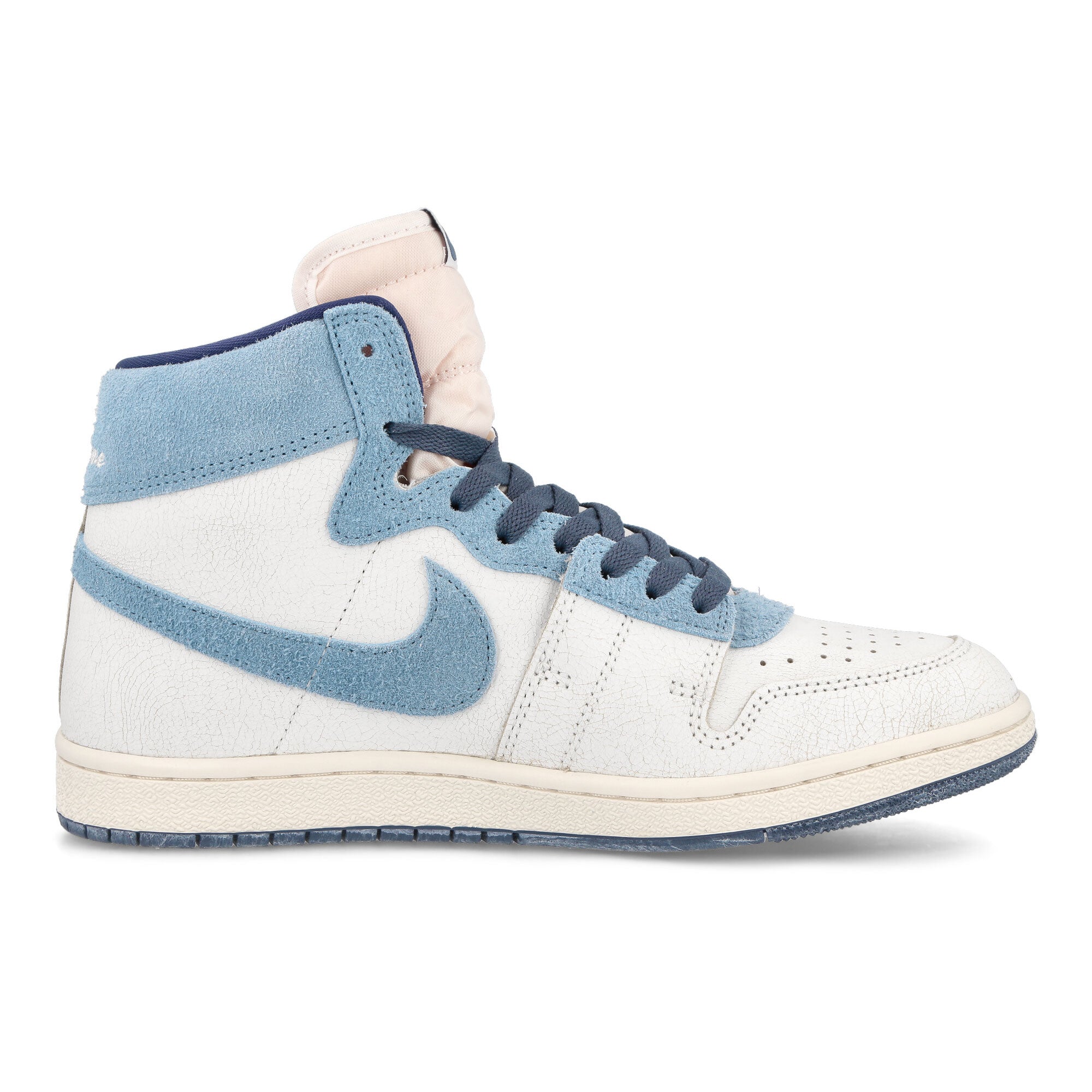 Jordan Air Ship PE SP Summit White-Diffused Blue - Chambray - Sail High Top Sneakers Silhouette | Overkill