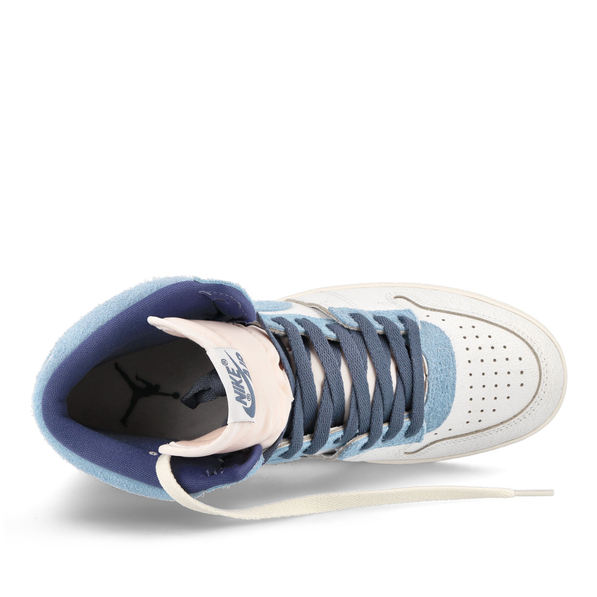 Jordan Air Ship PE SP Summit White-Diffused Blue - Chambray - Sail High Top Sneakers Detailfoto | Overkill