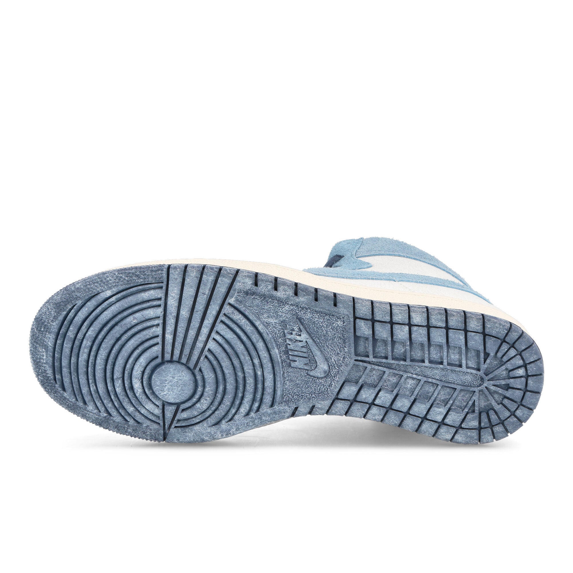 Jordan Air Ship PE SP Summit White-Diffused Blue - Chambray - Sail High Top Sneakers Detail View 1 | Overkill
