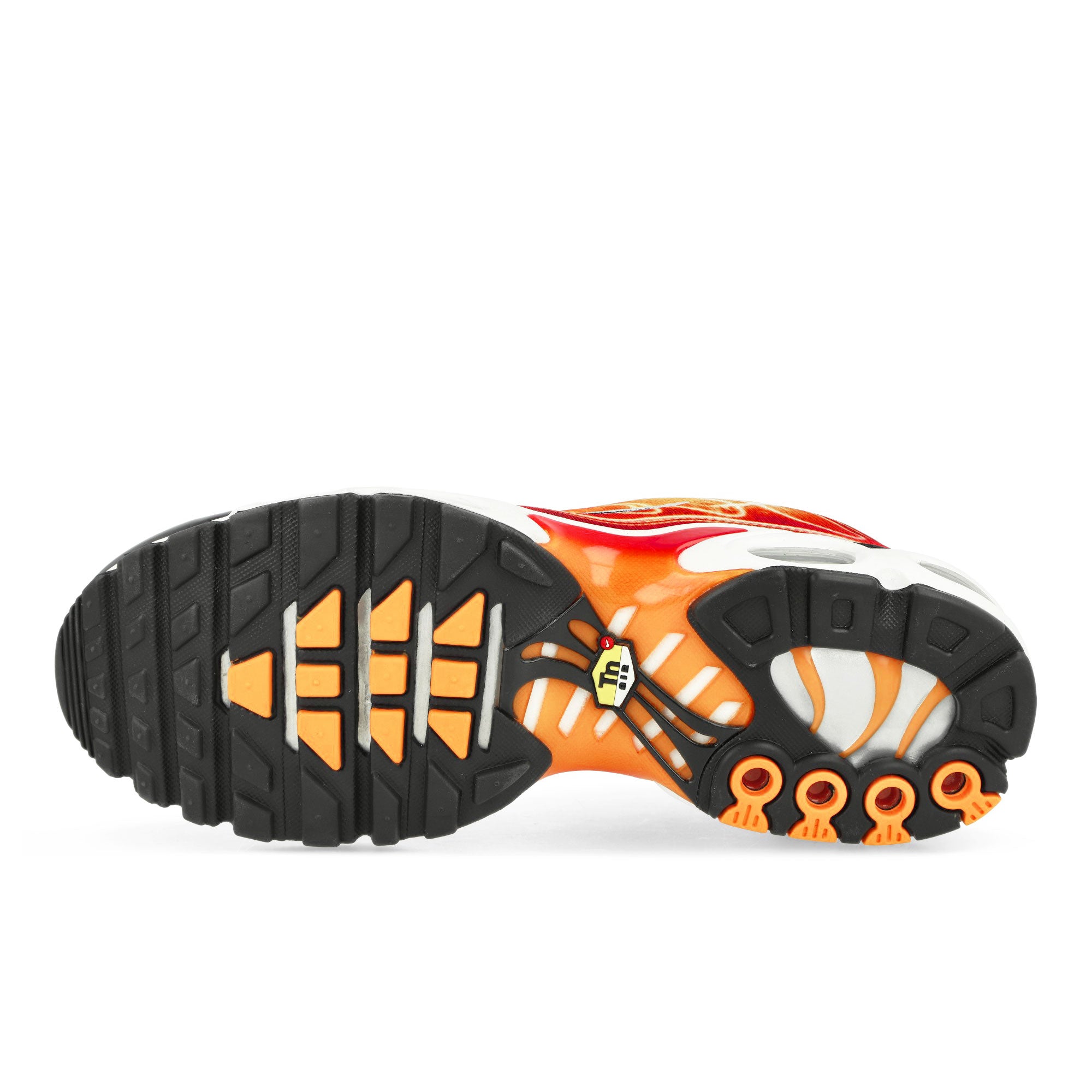 Nike Air Max Plus OG Sport Red-Black - Mandarin - Solar Flare Low Top Sneakers Detail View 1 | Overkill