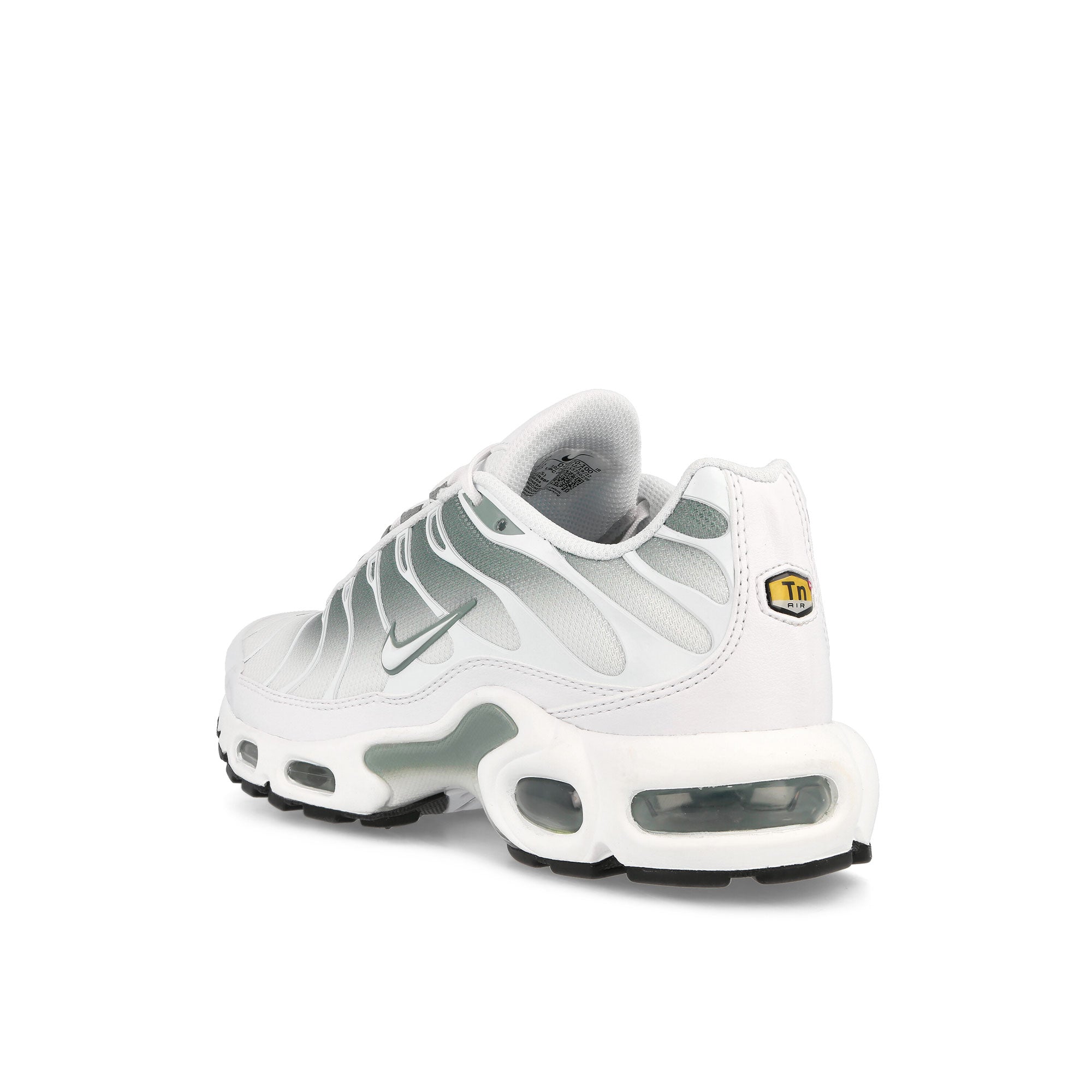 Nike W Air Max Plus White-White - Mica Green - Black Low Top Sneakers Material | Overkill