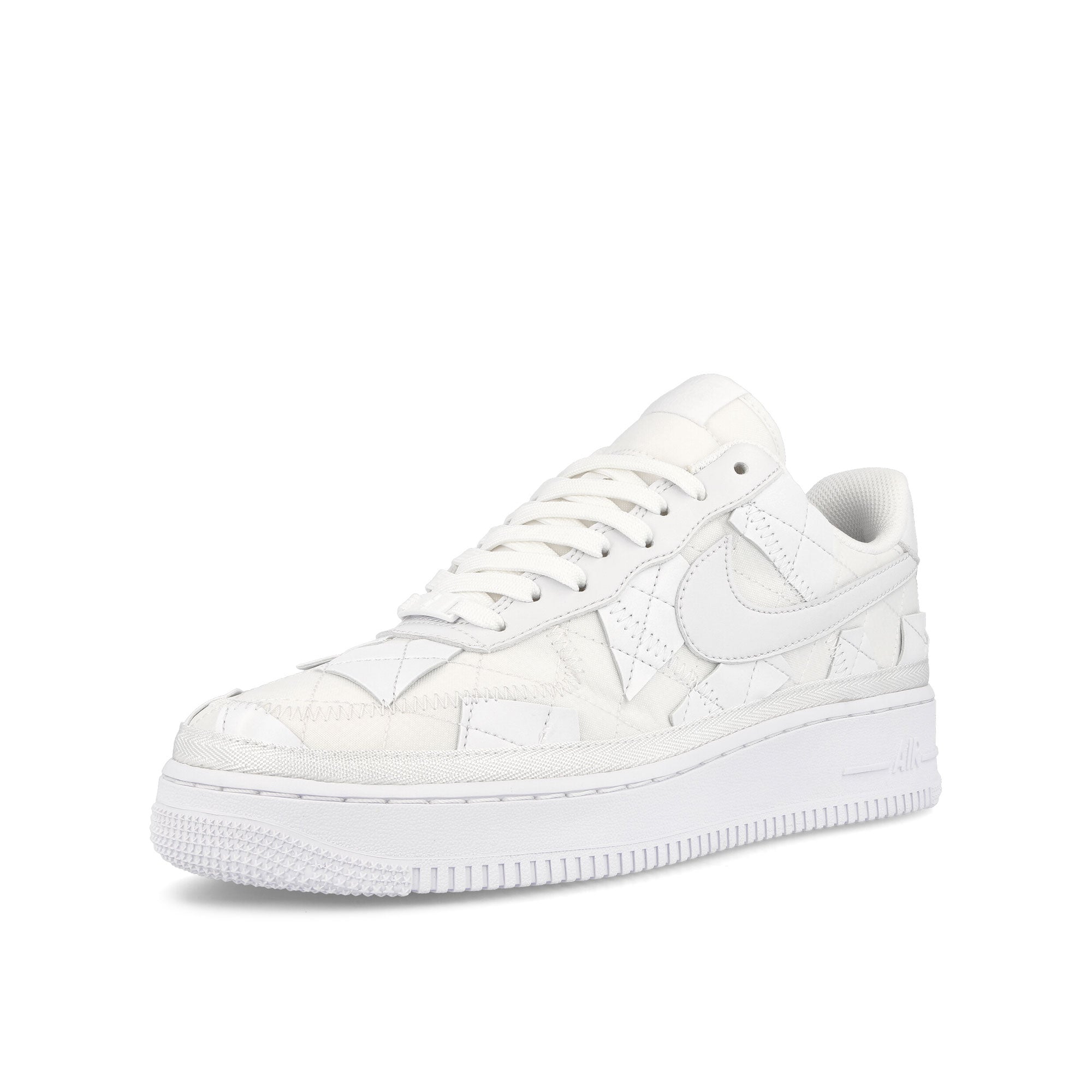 Nike Air Force 1 SP White-White - White Low Top Sneakers Close Up | Overkill