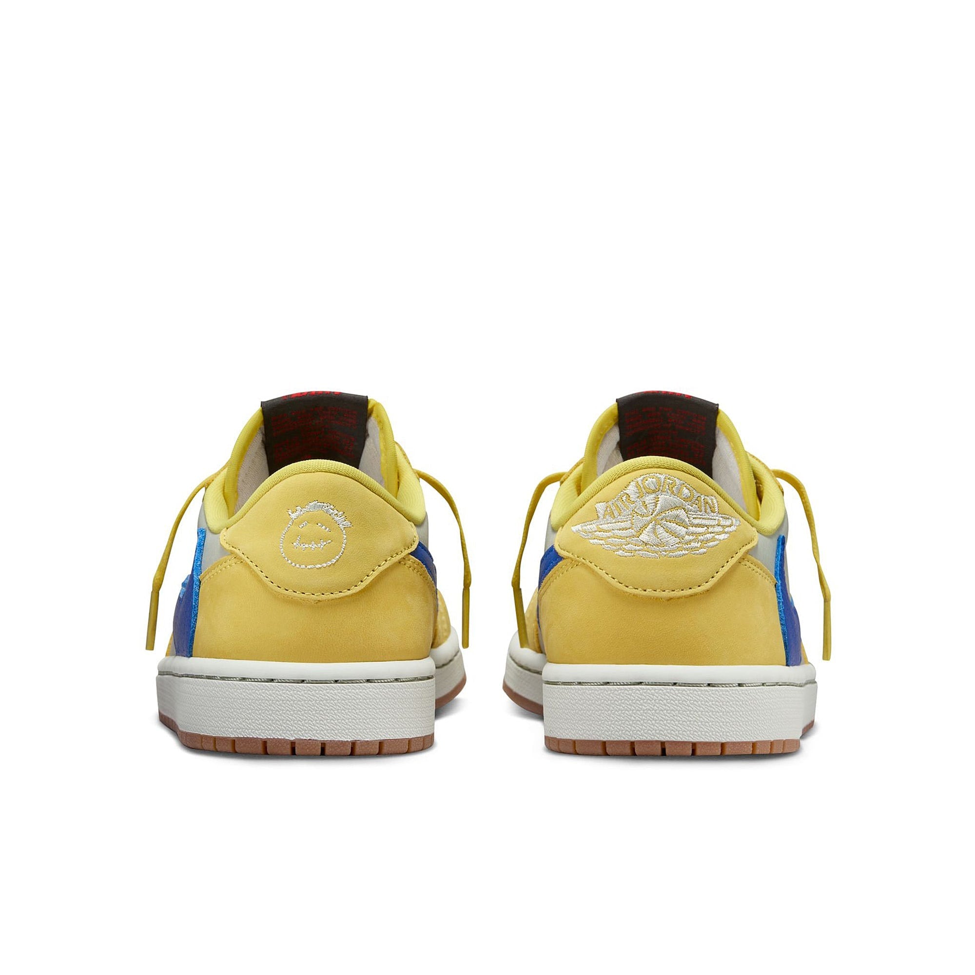 Jordan Wmns Air Jordan 1 Low OG SP Canary/Racer Blue-Light Silver Close-up | Overkill