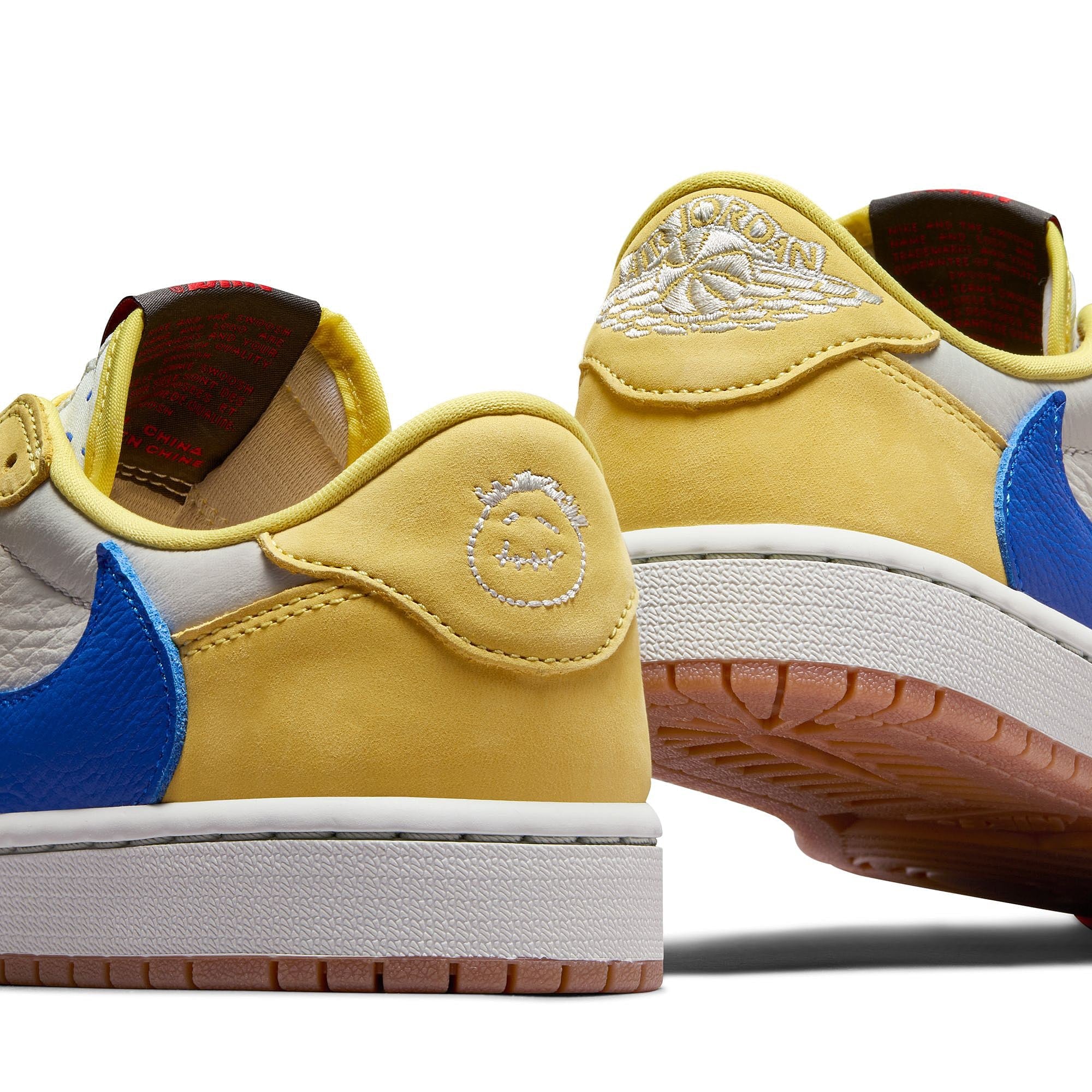 Jordan Wmns Air Jordan 1 Low OG SP Canary/Racer Blue-Light Silver Detailfoto | Overkill