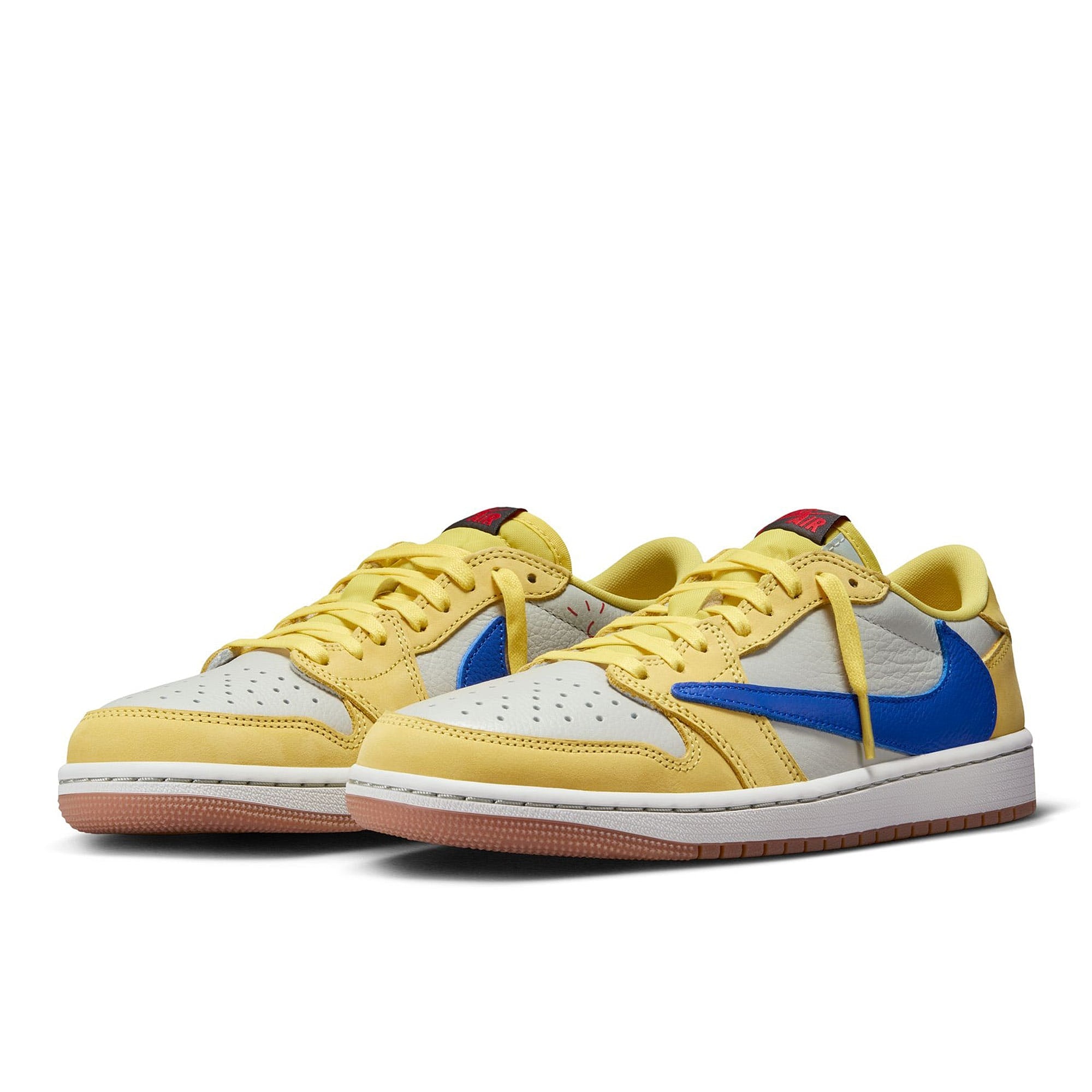 Jordan Wmns Air Jordan 1 Low OG SP Canary/Racer Blue-Light Silver Detail view 1 | Overkill