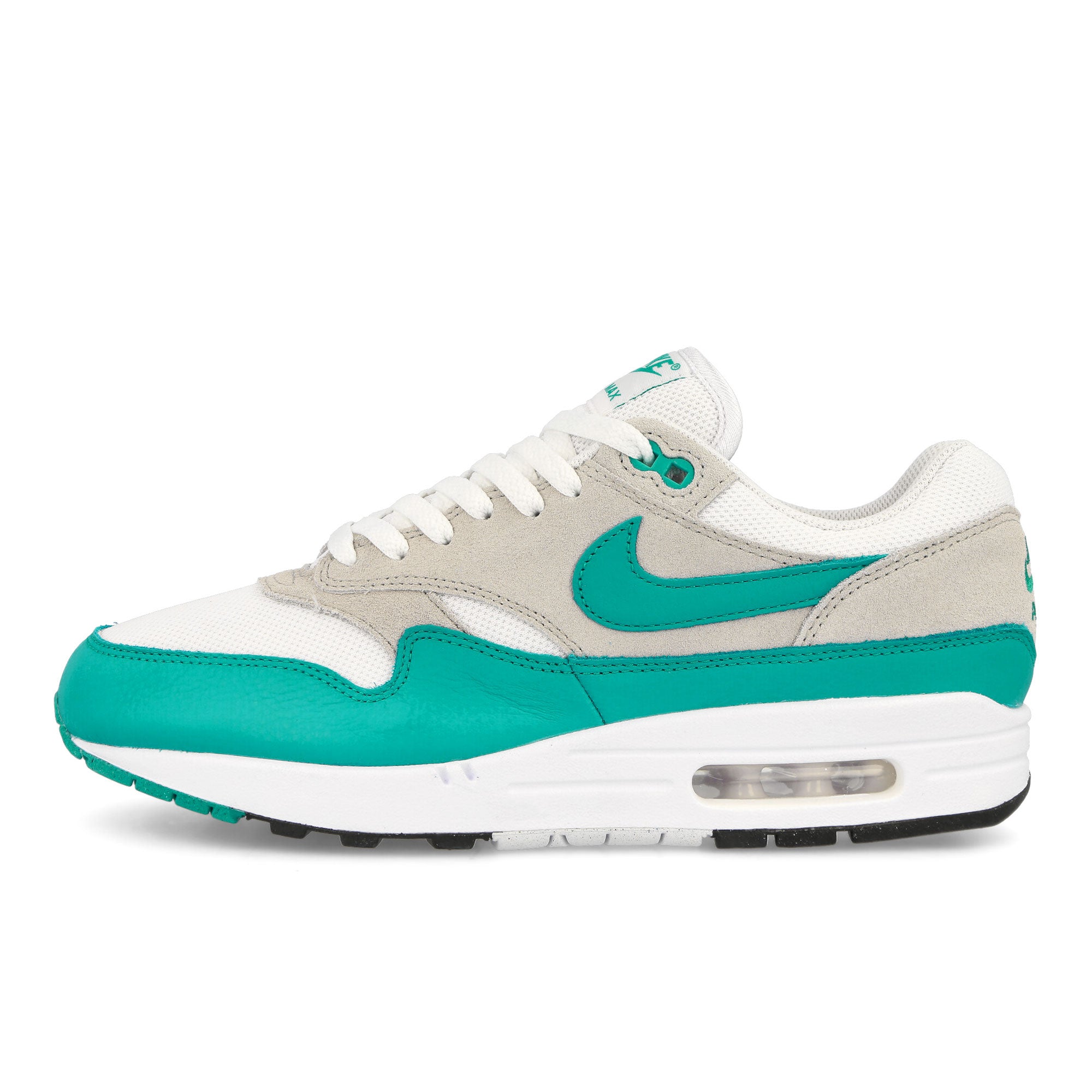 Nike Air Max 1 SC Neutral Grey / Clear Jade - White - Black Low Top Sneakers DZ4549 001 | Overkill