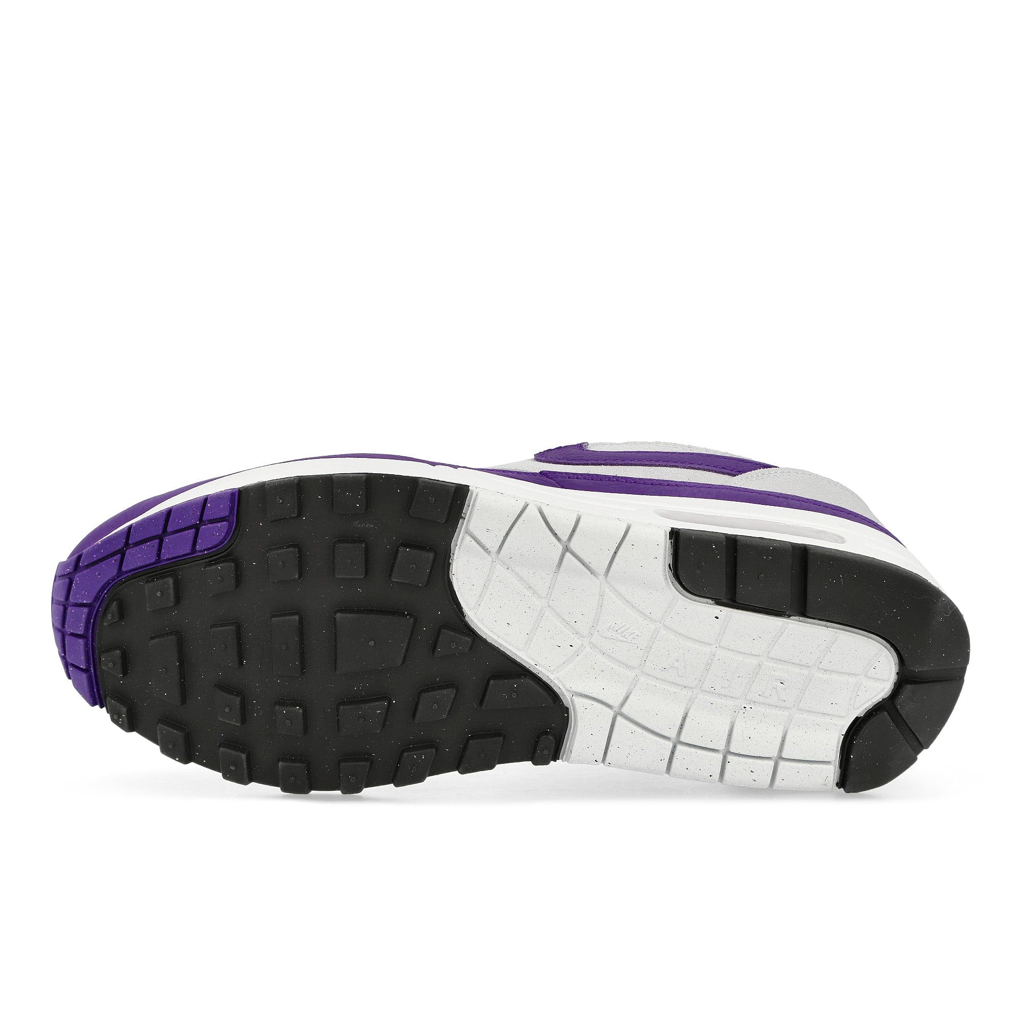 Nike Air Max 1 SC White / Field Purple - Football Grey - Black Low Top Sneakers Detail View 1 | Overkill