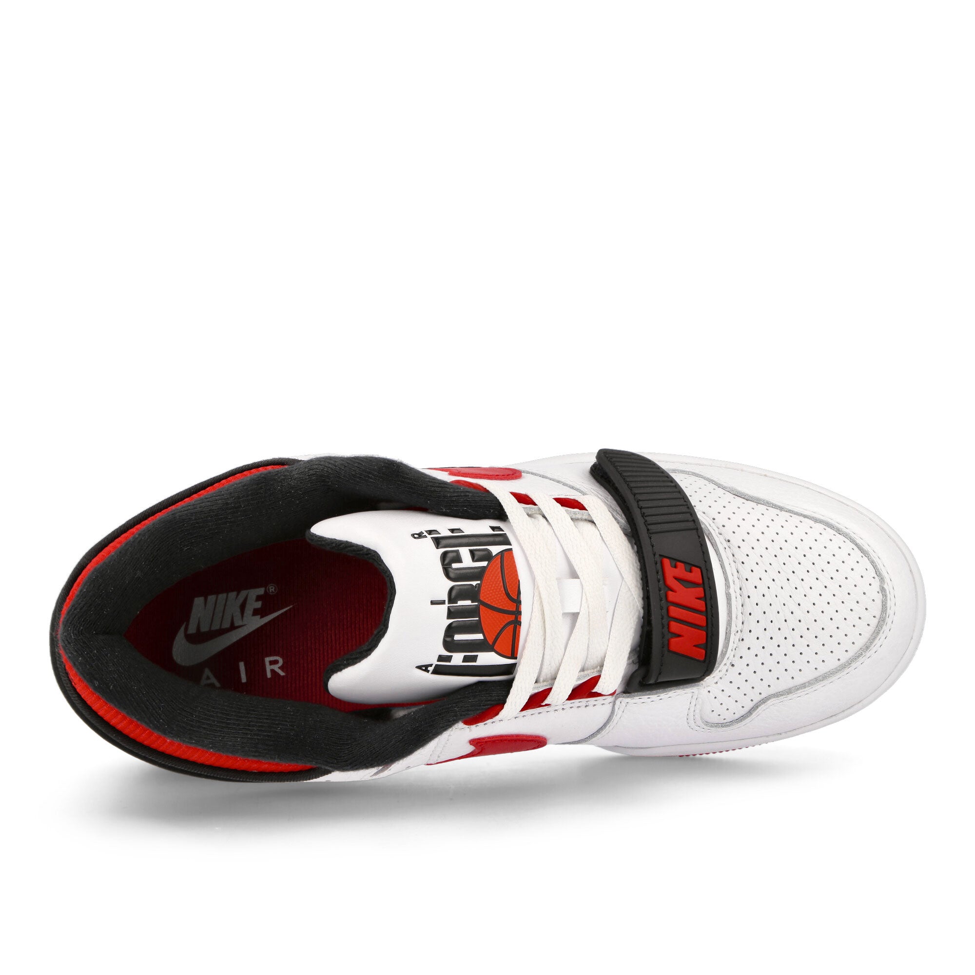 Nike Air Alpha Force 88 White-University Red - Black - Neutral Grey Low Top Sneakers Detailfoto | Overkill