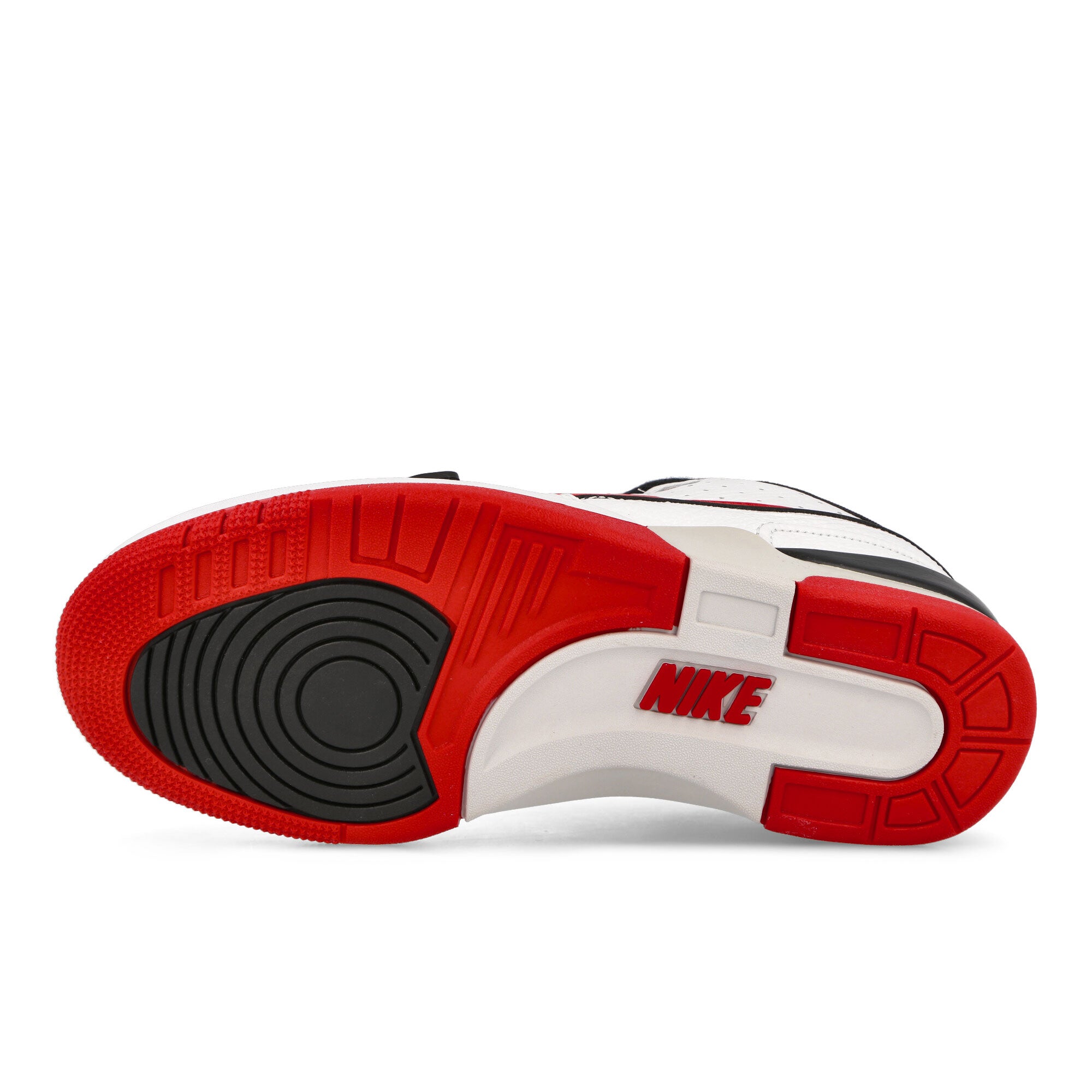 Nike Air Alpha Force 88 White-University Red - Black - Neutral Grey Low Top Sneakers Detail View 1 | Overkill