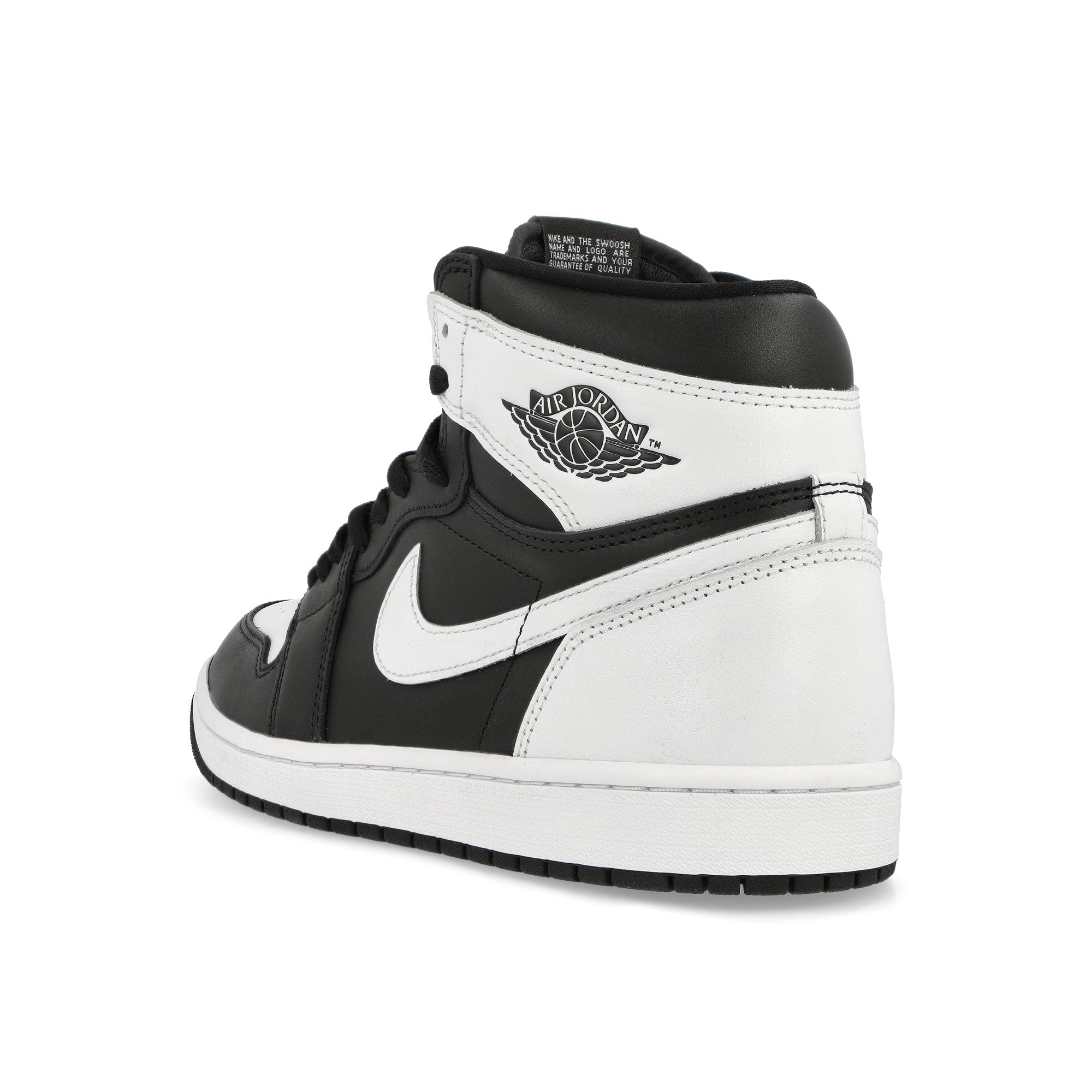 Jordan Air Jordan 1 Retro High OG Black / White - White High Top Sneakers Material | Overkill