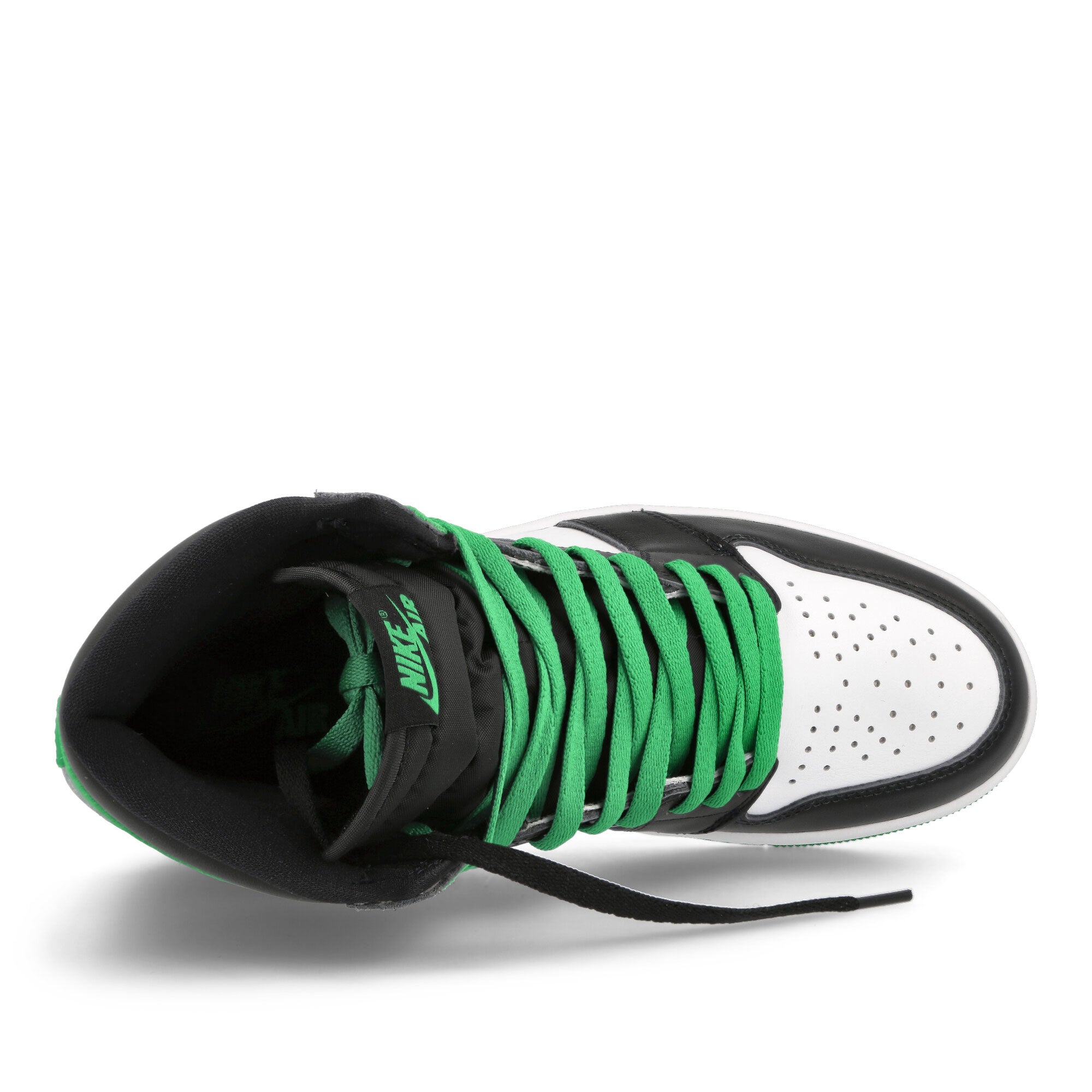 Jordan Air Jordan 1 Retro High OG Black / Lucky Green - White High Top Sneakers Detailfoto | Overkill