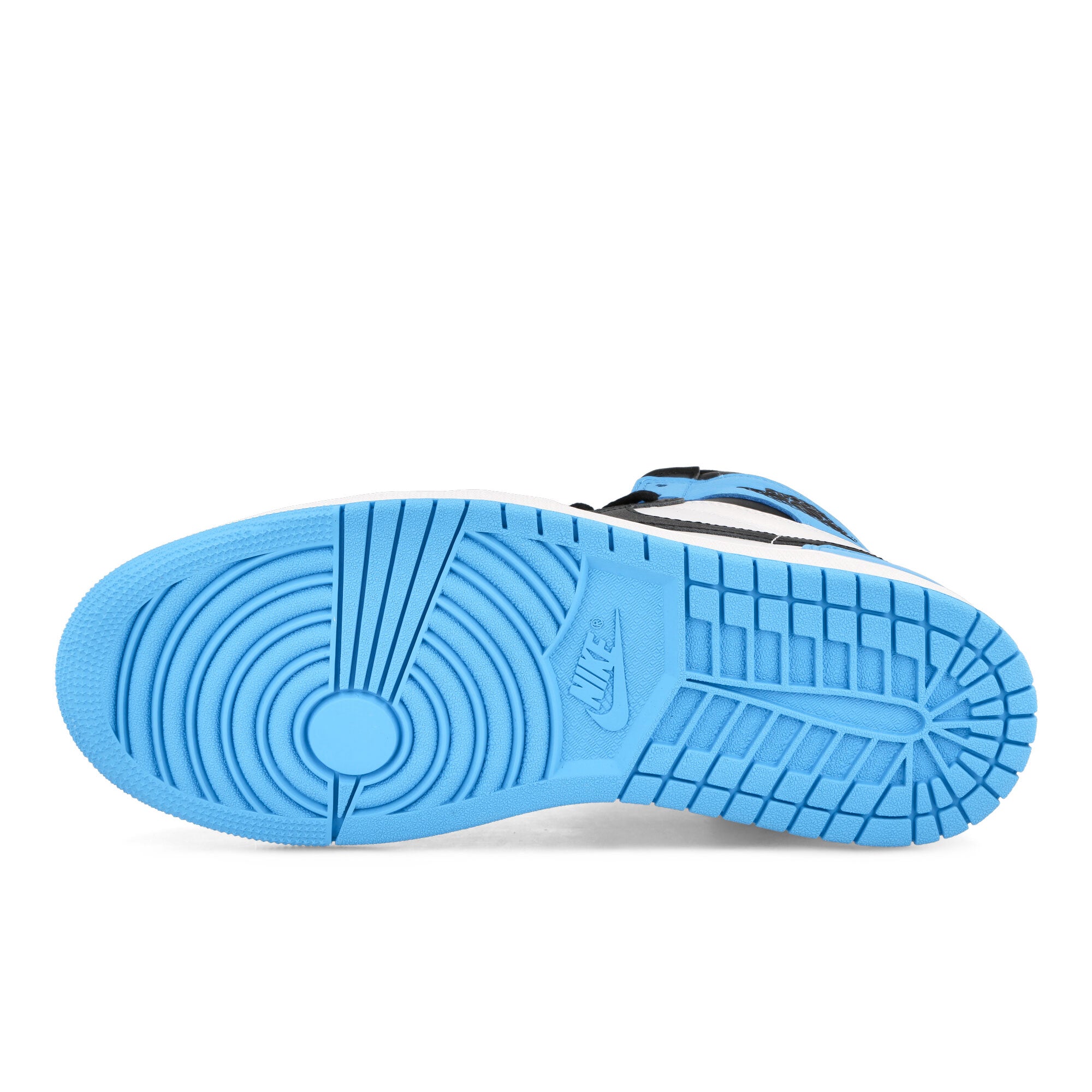 Jordan Air Jordan 1 Retro High OG University Blue / Black-White High Top Sneakers Detail View 1 | Overkill