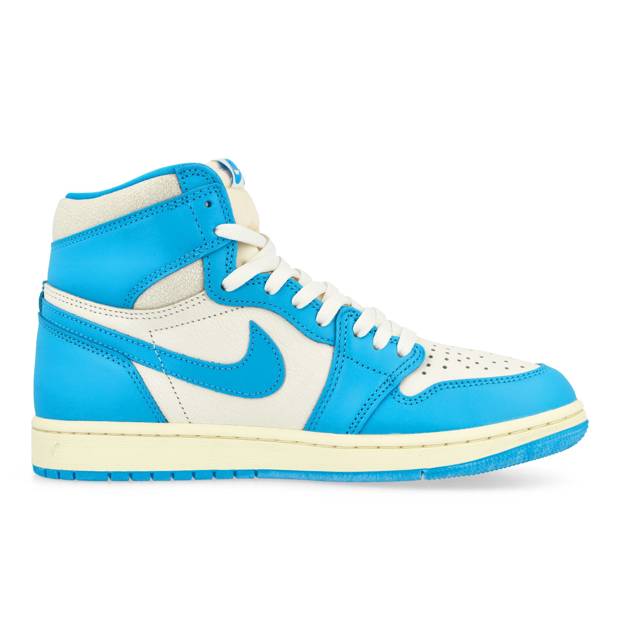 Jordan Air Jordan 1 Retro High OG Dark Powder Blue / Dark Powder Blue - Sail High Top Sneakers Silhouette | Overkill