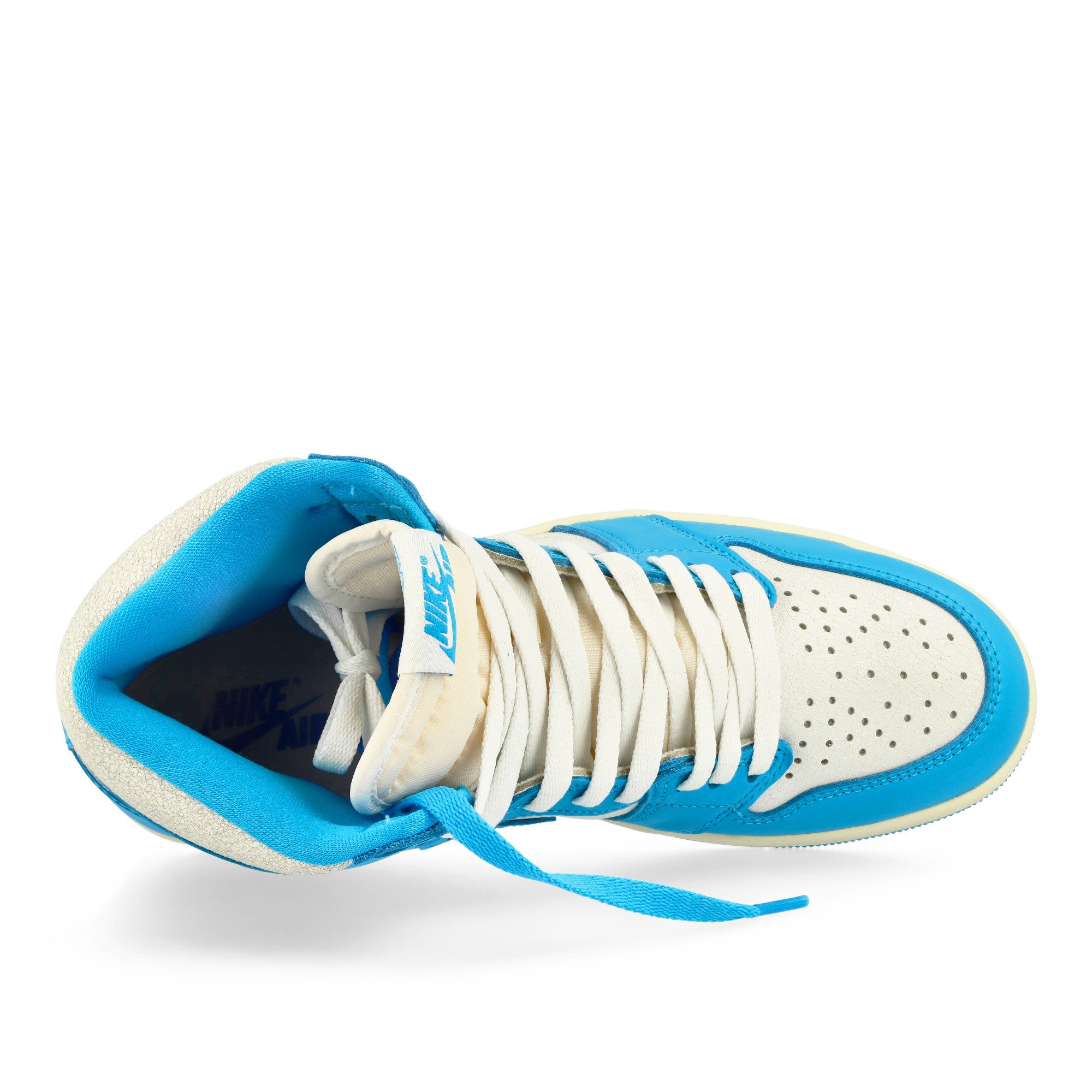 Jordan Air Jordan 1 Retro High OG Dark Powder Blue / Dark Powder Blue - Sail High Top Sneakers Detailfoto | Overkill