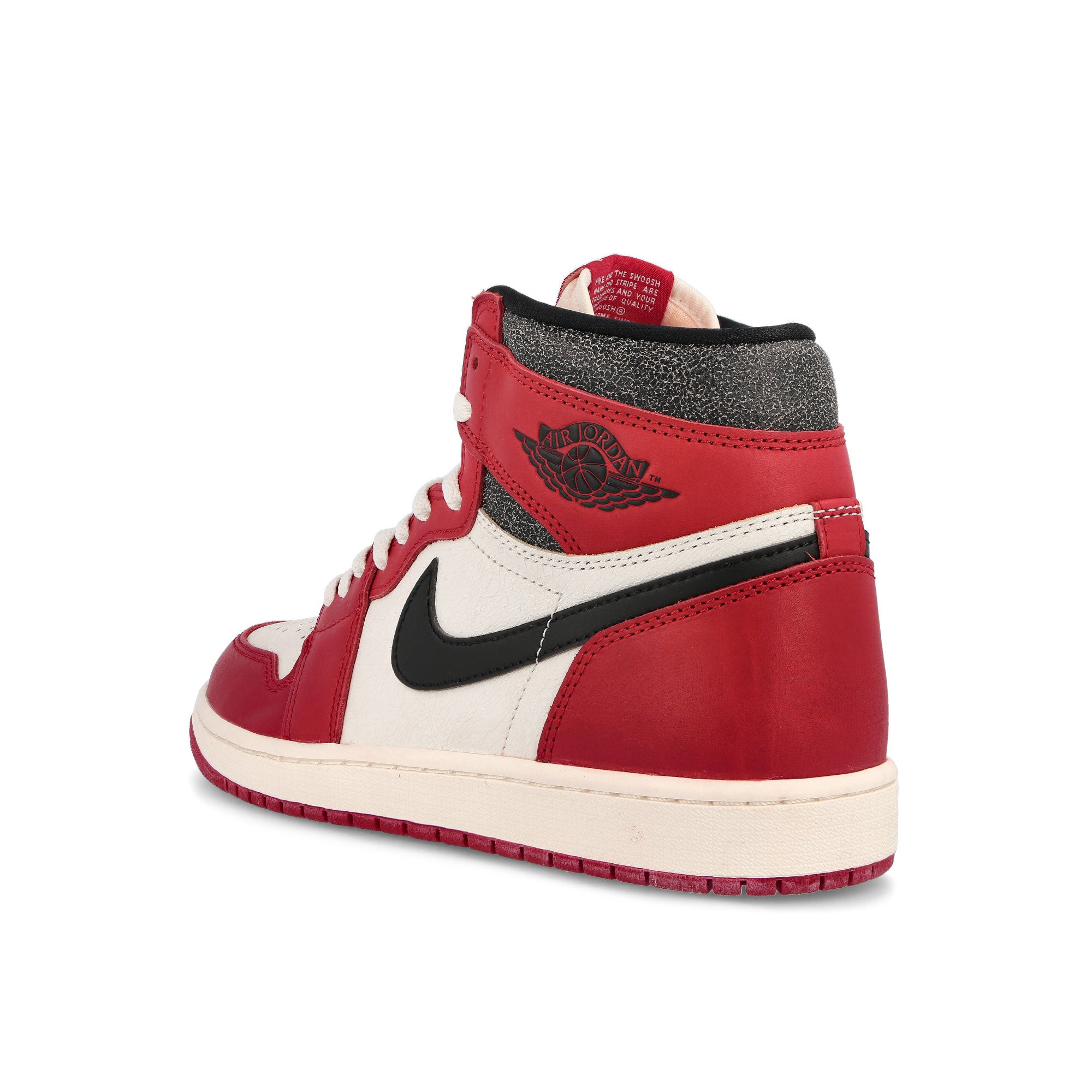 Jordan Air Jordan 1 Retro High OG Varsity Red / Black - Sail - Muslin High Top Sneakers Material | Overkill