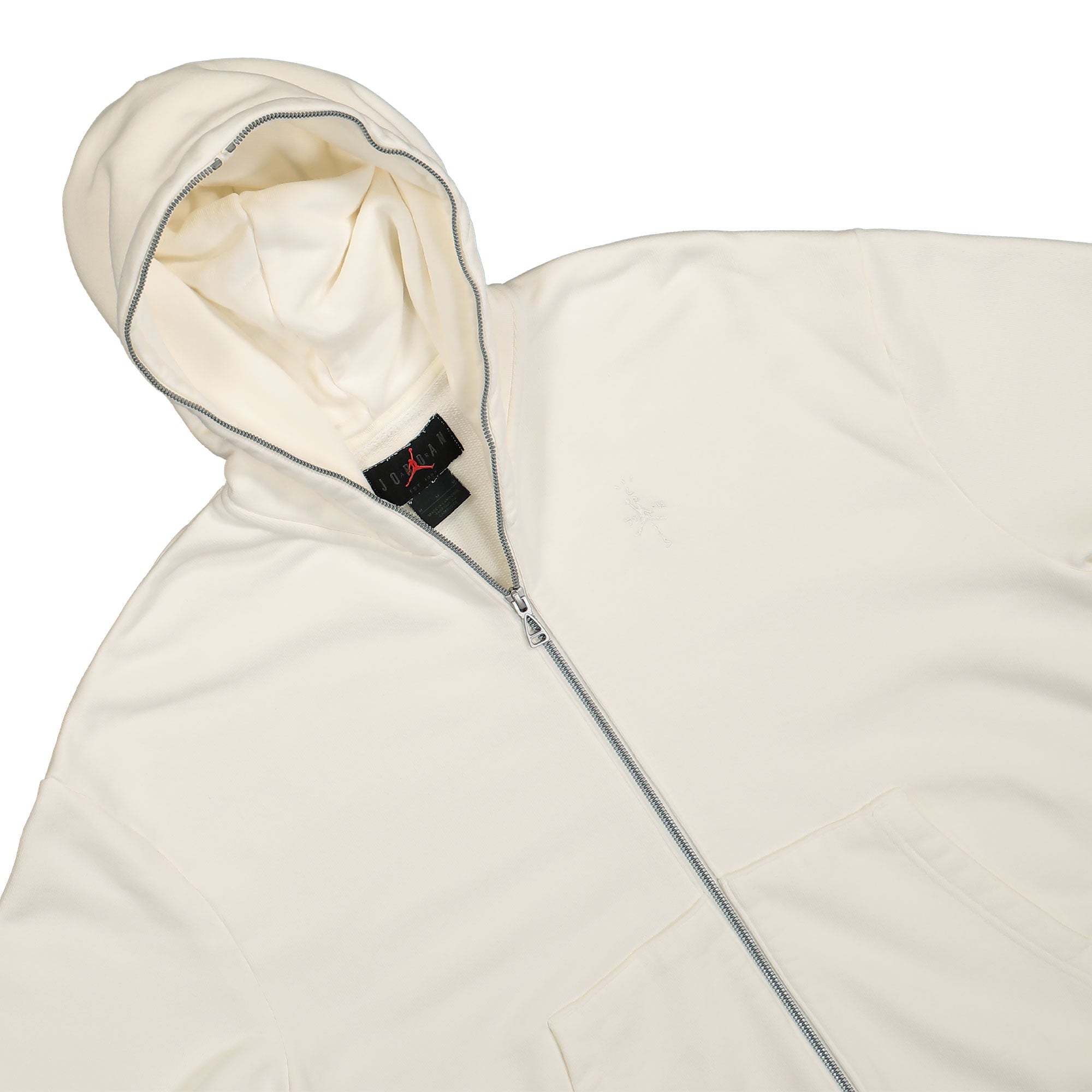 Jordan Full-Zip Hoodie Sail Hoodies Close-up | Overkill