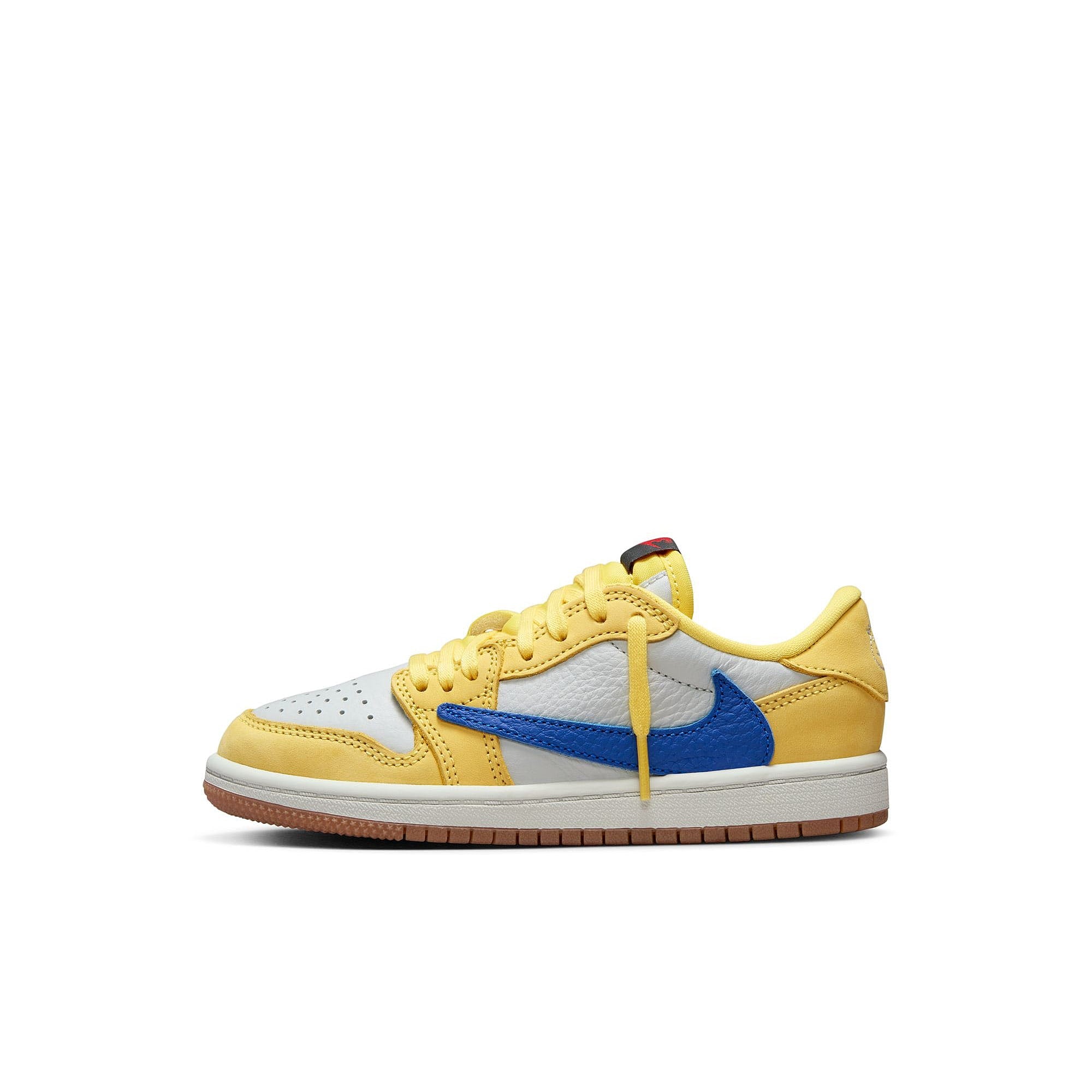 Jordan Travis Scott x Air Jordan 1 Low OG SP PS Canary/Racer Blue-Light Silver DZ5909 700 | Overkill