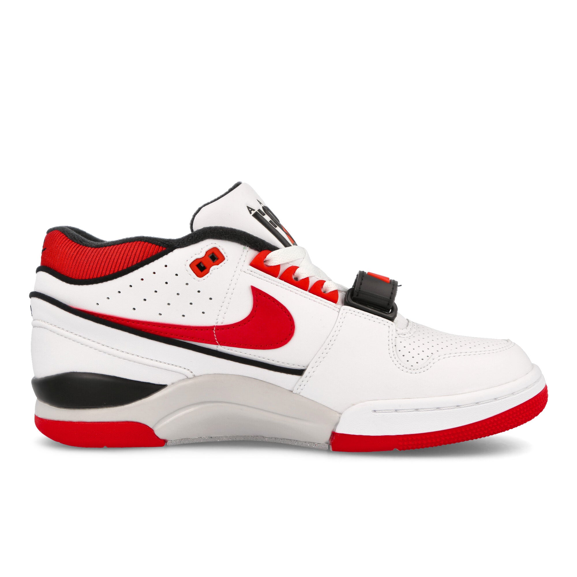 Nike Air Alpha Force 88 SP White-Fire Red - Neutral Grey Low Top Sneakers Silhouette | Overkill