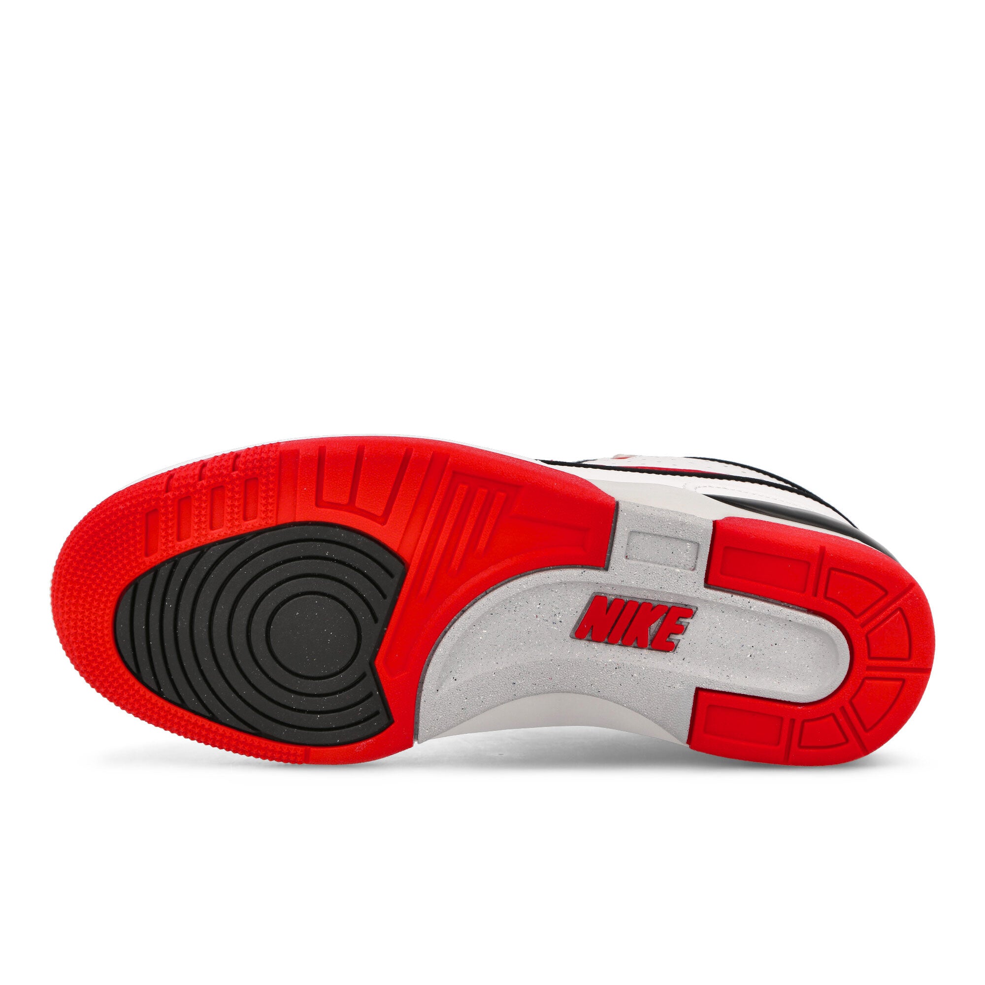 Nike Air Alpha Force 88 SP White-Fire Red - Neutral Grey Low Top Sneakers Detail View 1 | Overkill