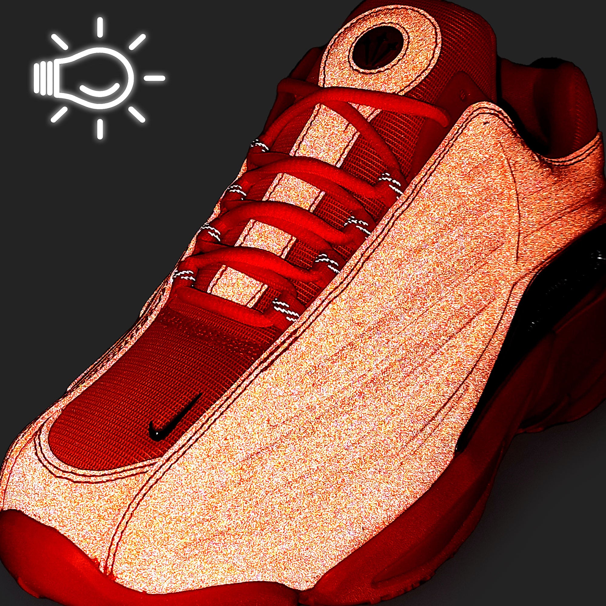 Nike NOCTA x Nike Hot Step II Total Orange / Chrome - University Gold Sneakers Material | Overkill