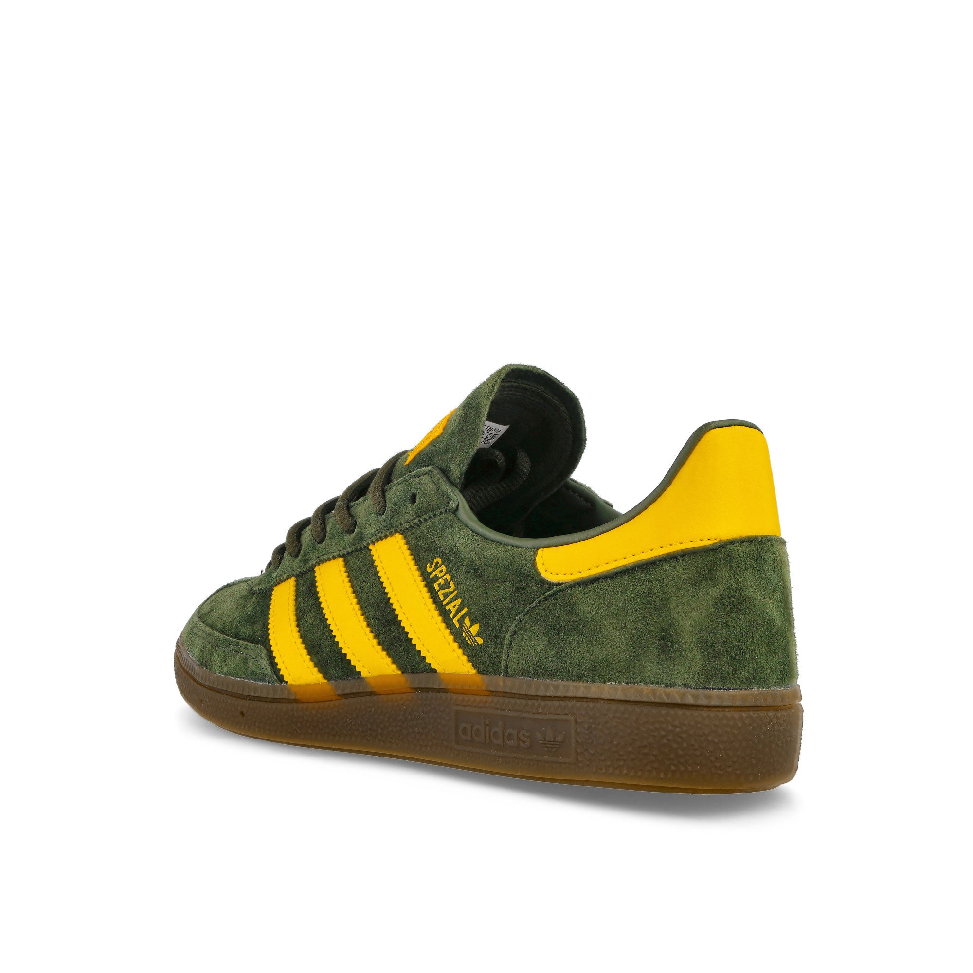adidas Handball Spezial Night Cargo / Tribe Yellow / Gum Sneakers Material | Overkill