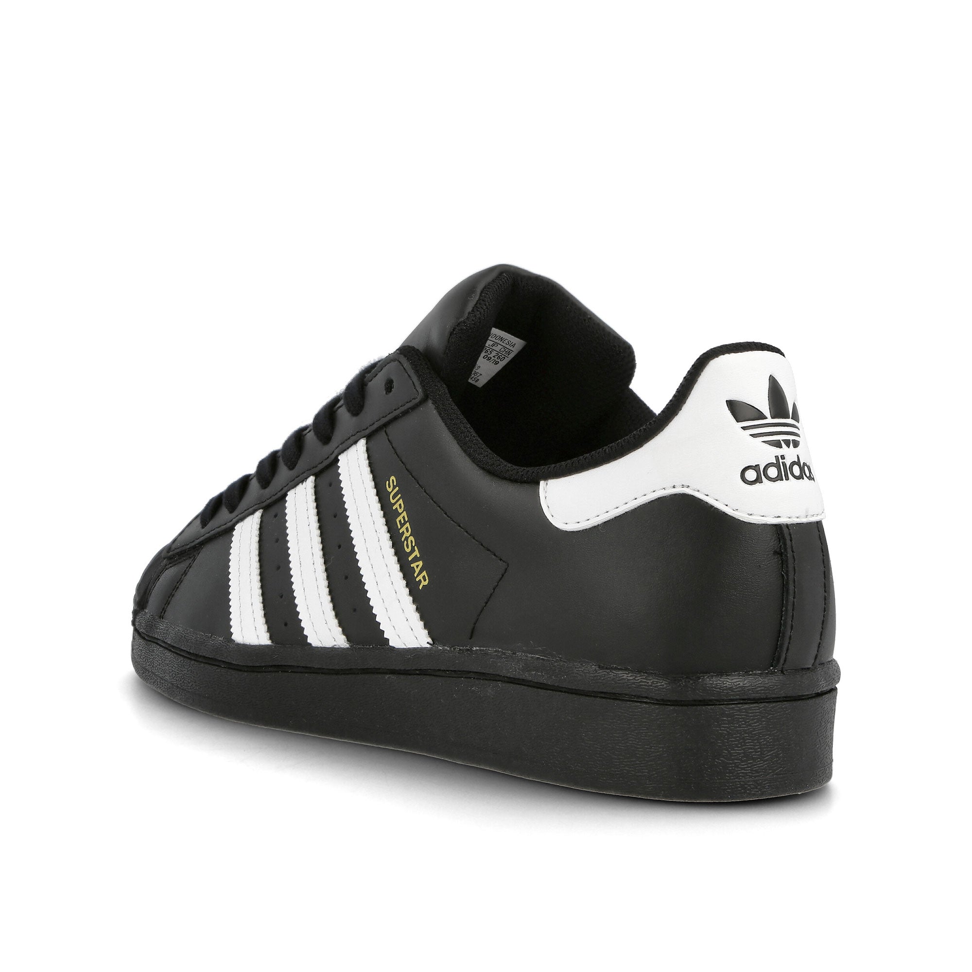 adidas Superstar Core Black-Running White-Core Black Low Top Sneakers Material | Overkill