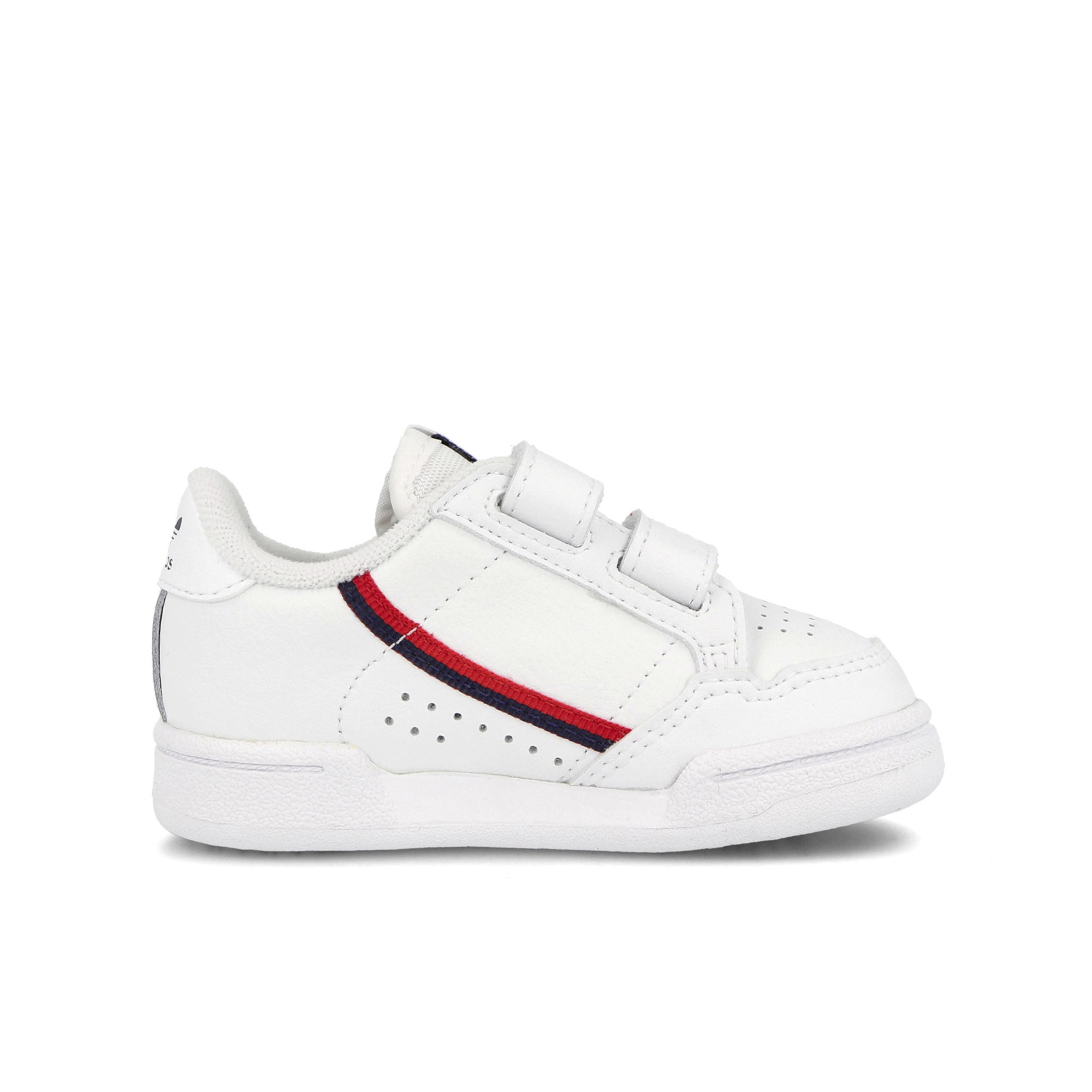 adidas continental 80 cf infants Running White / Running White / Scarlet Low Top Sneakers Silhouette | Overkill