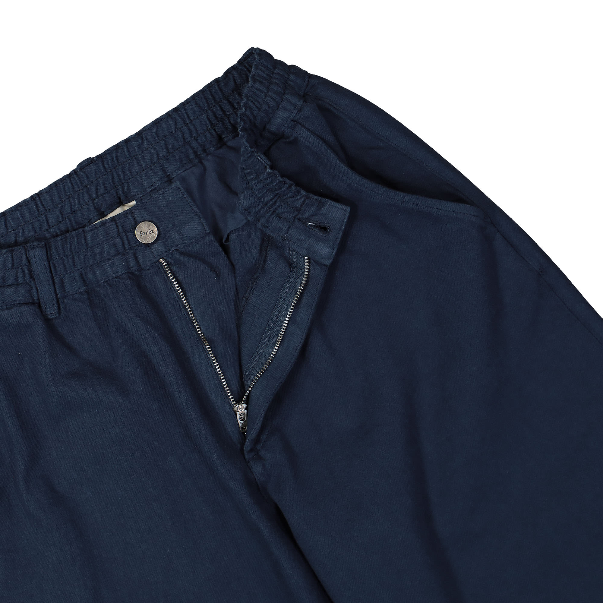 Forét Clay Twill Pants Navy Casual Pants Detailfoto | Overkill