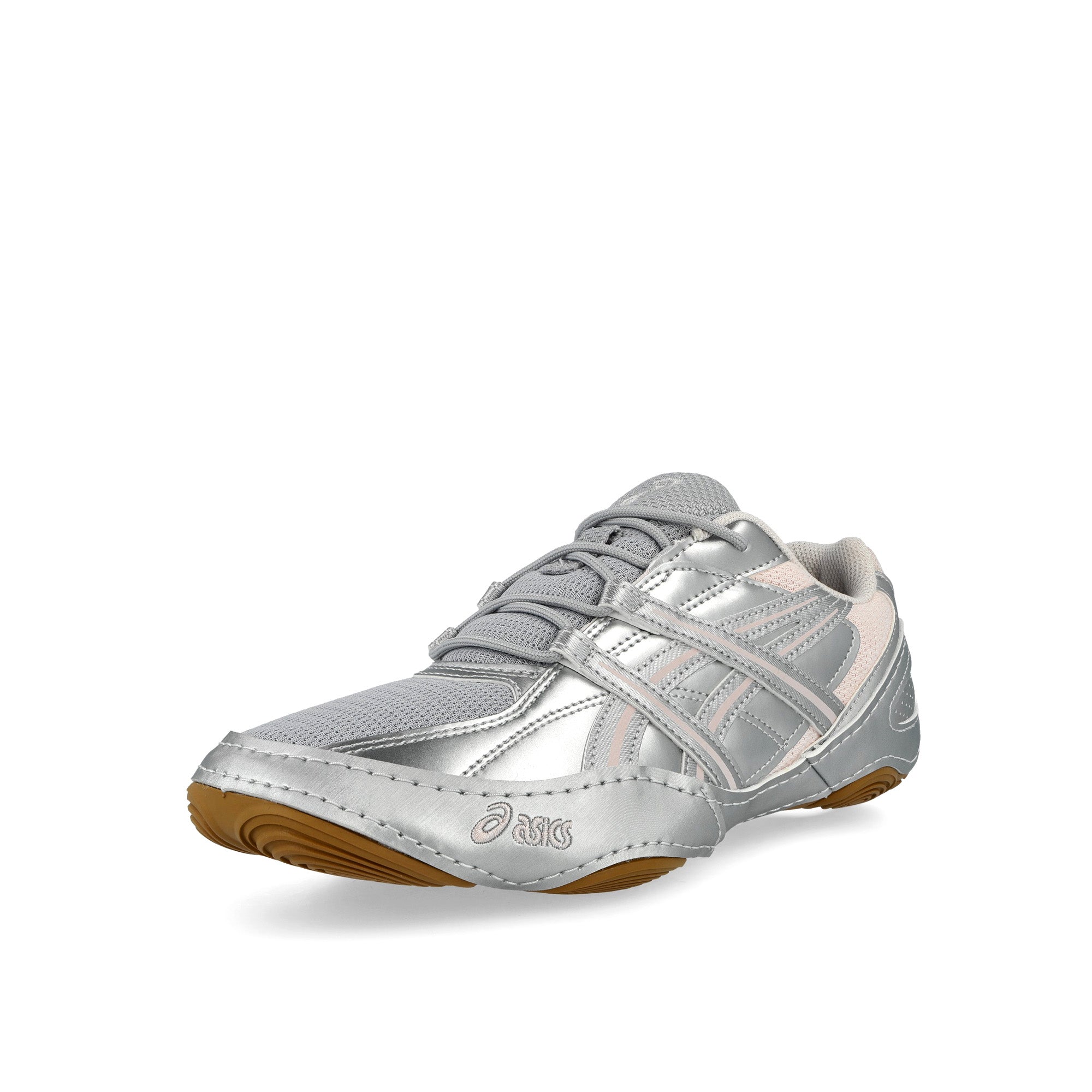 Asics HYPERSYNC Piedmont Grey / Pink Cloud Low Top Sneakers 1203A879-024 Close-up | Overkill