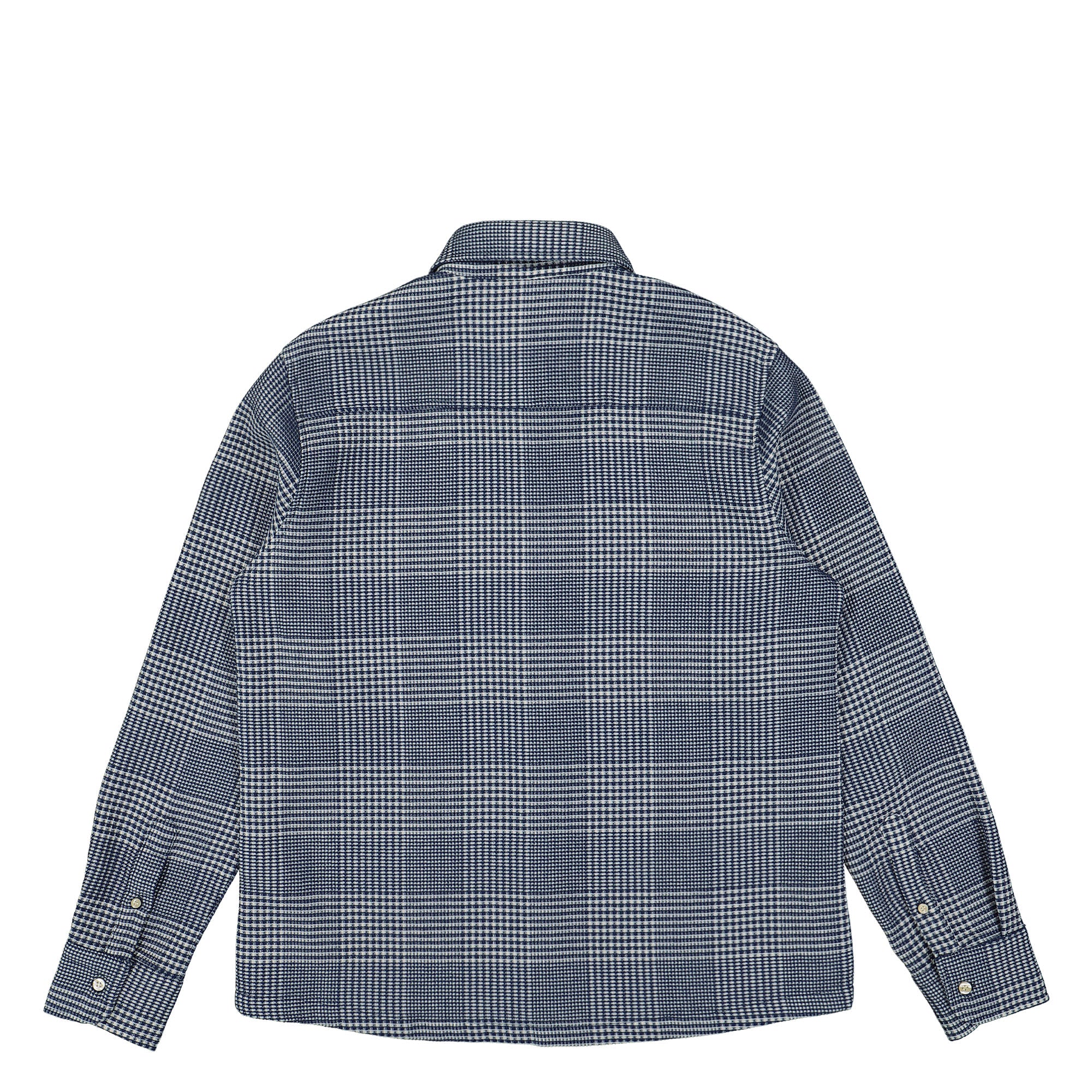 Forét Gentle Shirt Navy Check Shirts Material | Overkill