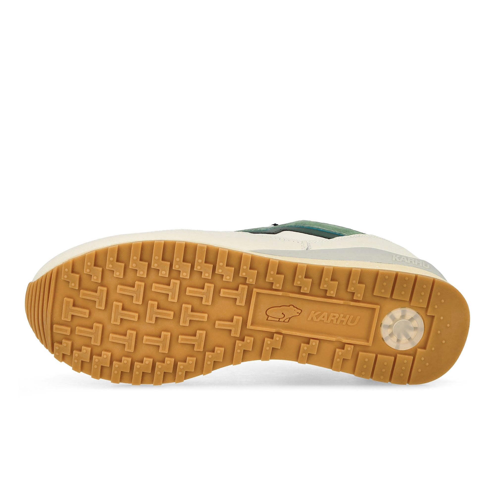 Karhu Synchron Classic Lily White / Forest Green Low Top Sneakers Detail View 1 | Overkill