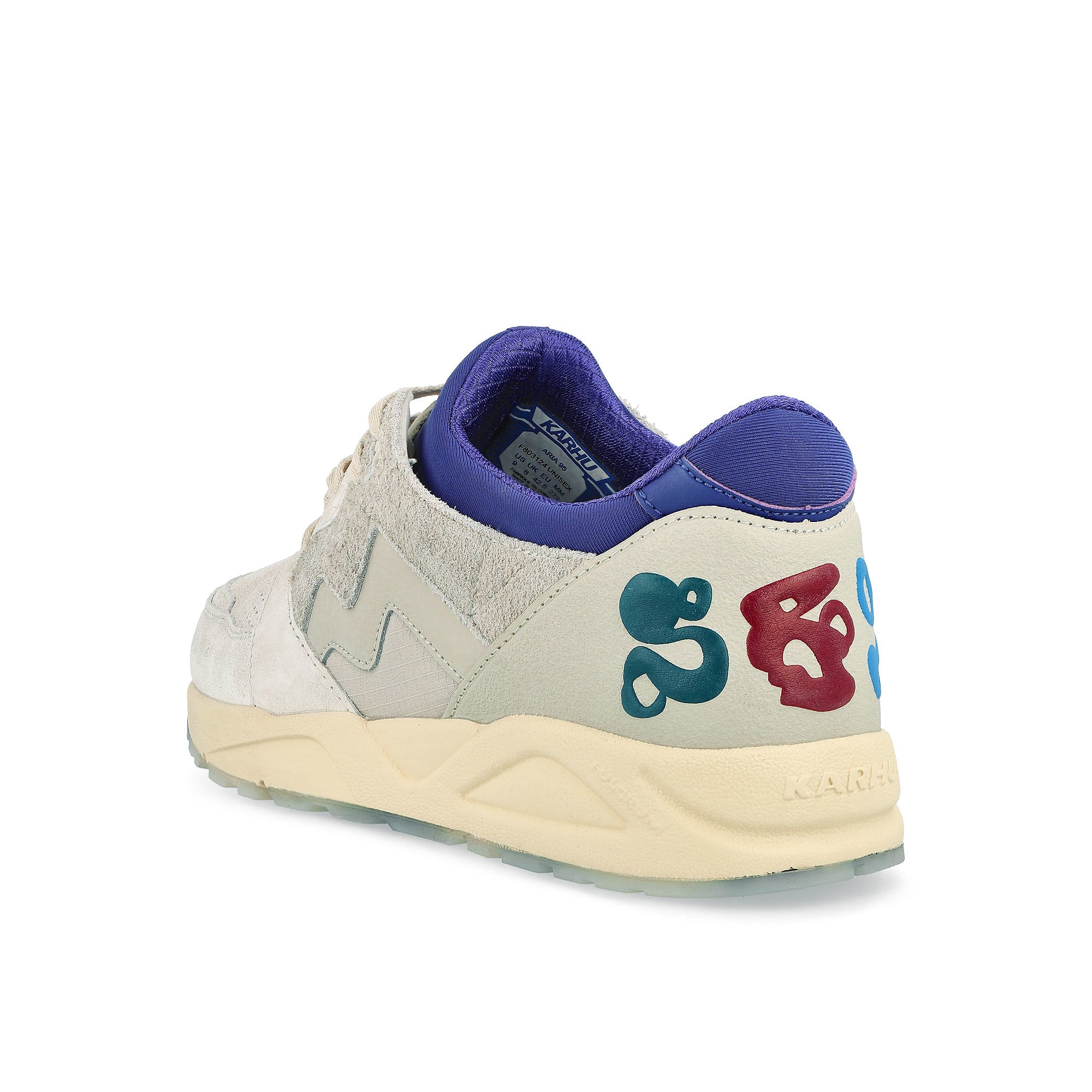 Karhu Karhu x Spectrum x EGS Aria 95 Silver Birch / Spectrum Blue Low Top Sneakers Material | Overkill