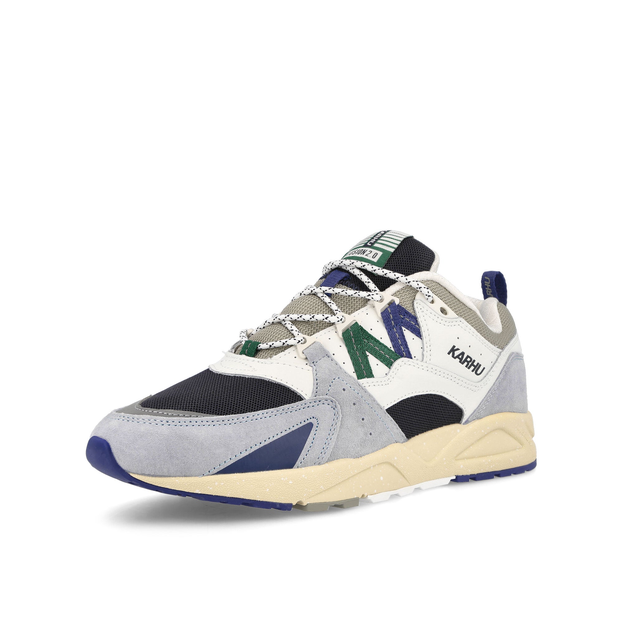 Karhu Fusion 2.0 Plein Air-Blue Navy Low Top Sneakers Close Up | Overkill