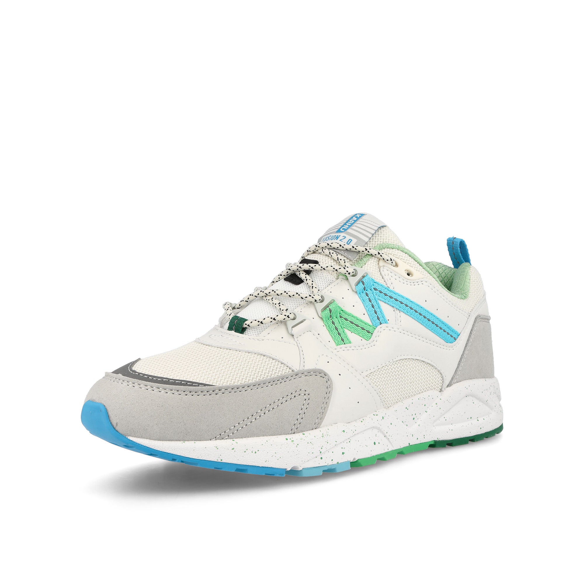Karhu Fusion 2.0 Dawn Blue-Sky Blue Low Top Sneakers Close Up | Overkill