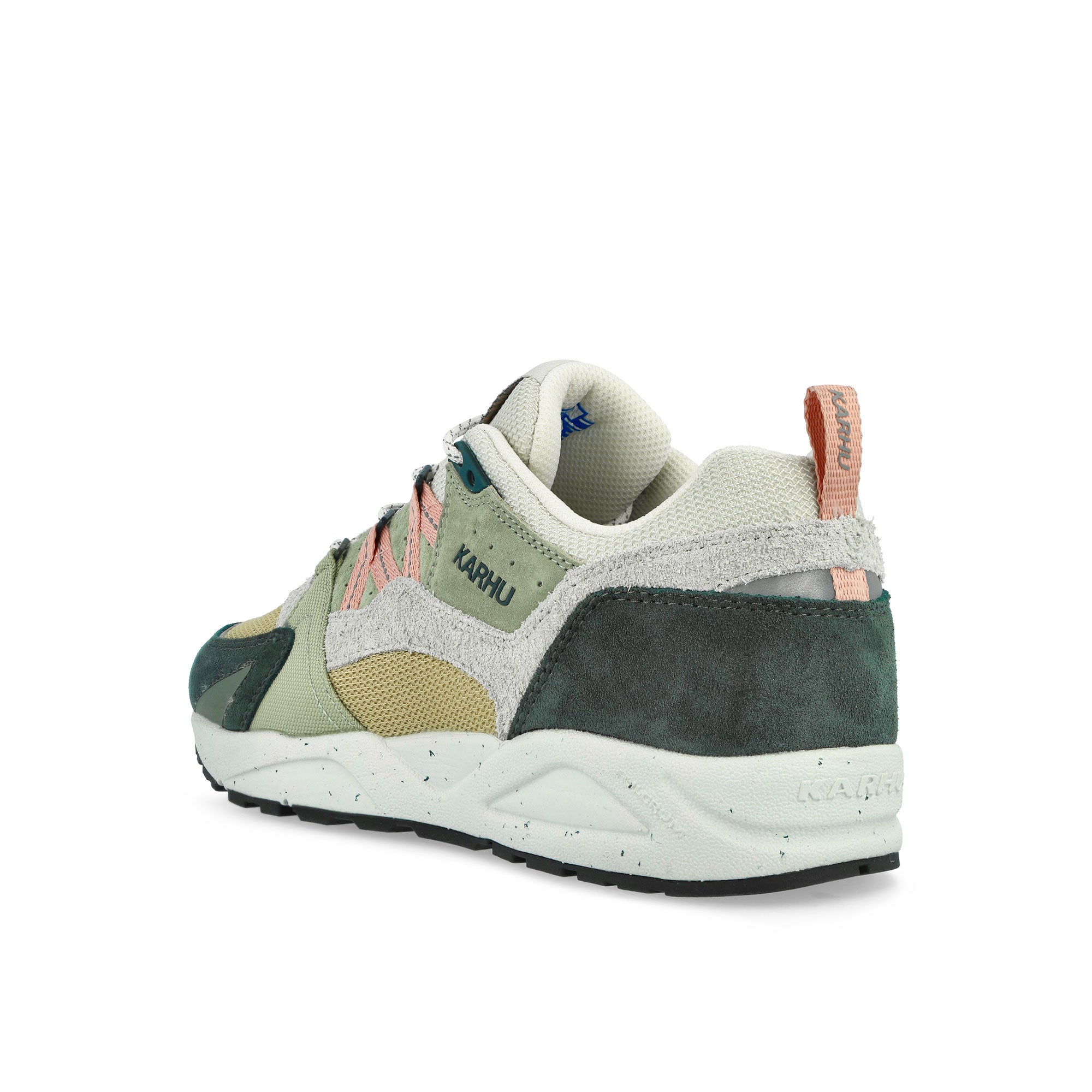 Karhu Fusion 2.0 Darkest Spruce / Cameo Rose Low Top Sneakers F804194 Material | Overkill