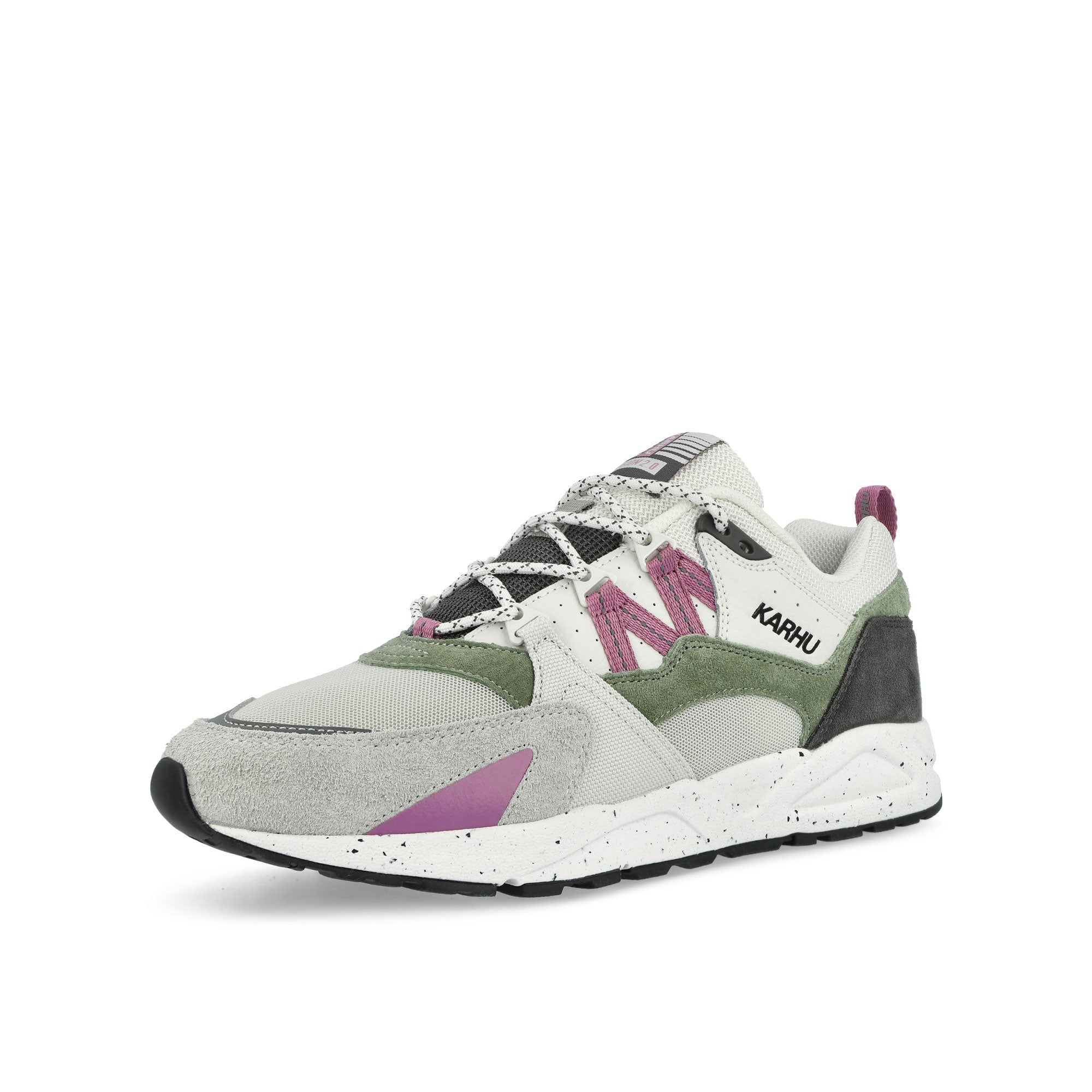 Karhu Fusion 2.0 Dark Gull Gray / Lilas Low Top Sneakers F804202 Close-up | Overkill