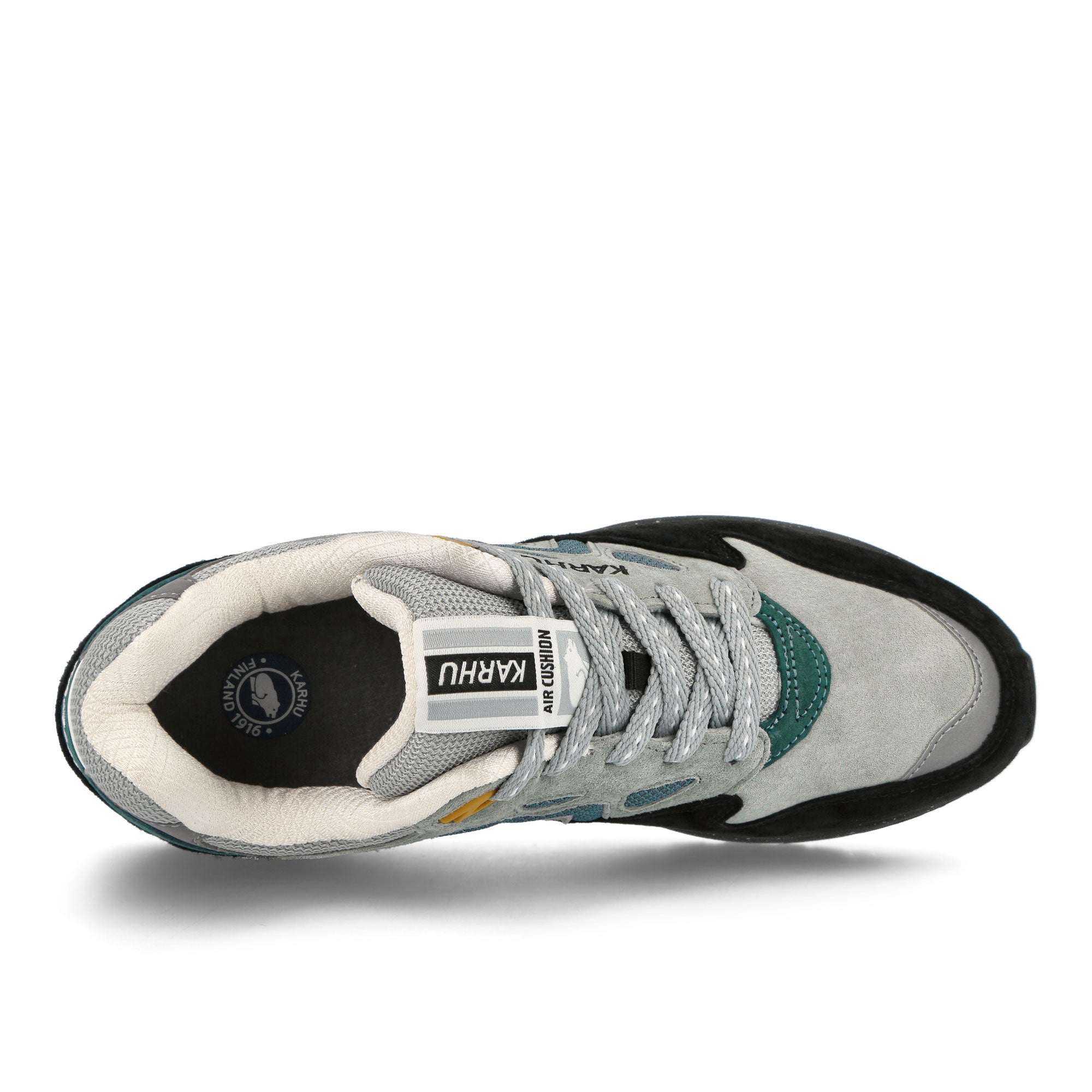 Karhu legacy 96 Jet Black-Stormy Weather Sneakers Detailfoto | Overkill