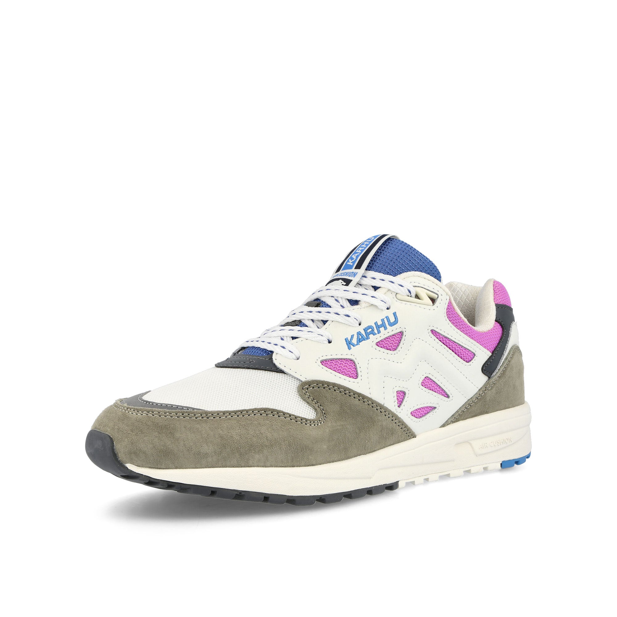 Karhu Legacy 96 Abbey Stone-Cyclamen Low Top Sneakers Close Up | Overkill