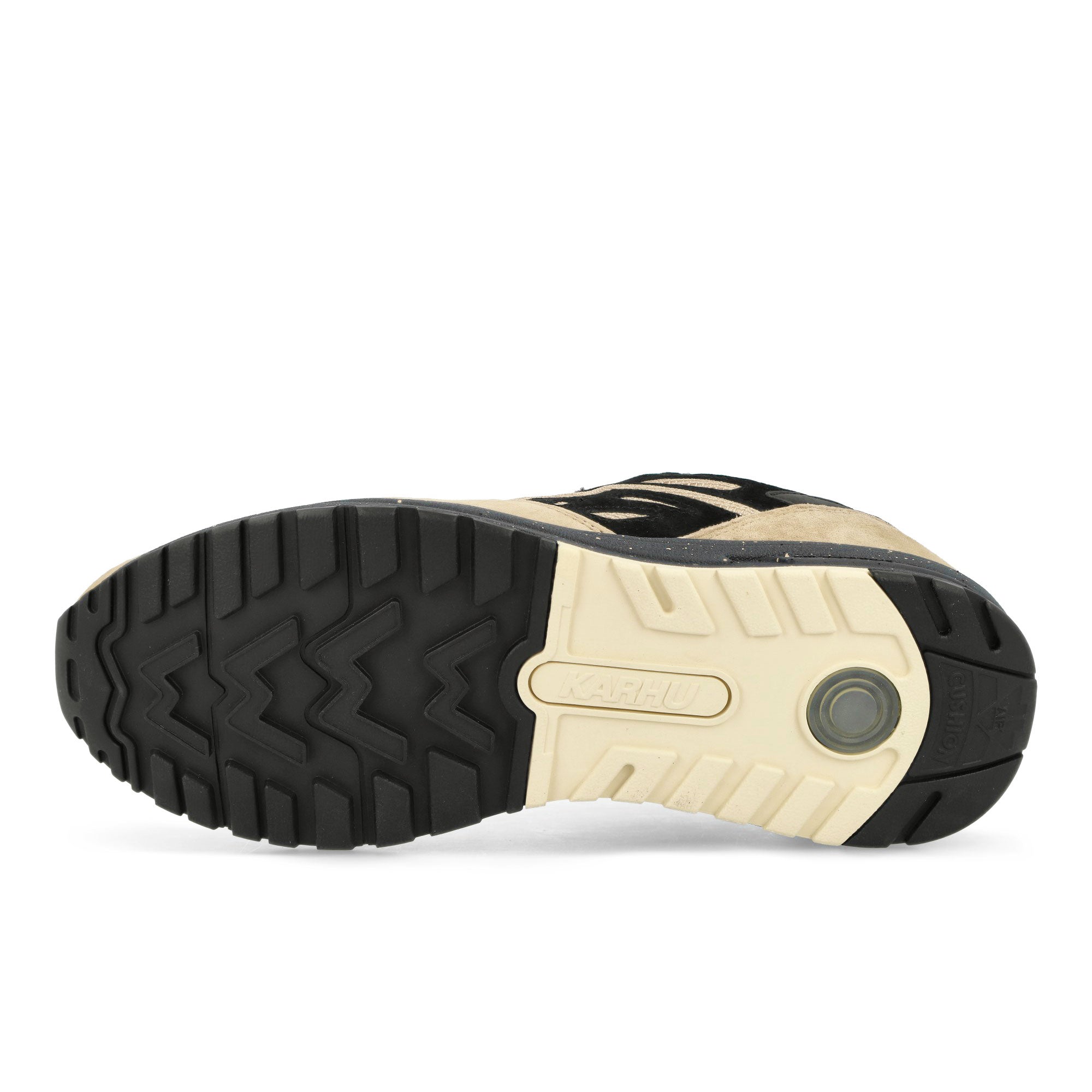 Karhu Legacy 96 Irish Cream-Jet Black Low Top Sneakers Detail View 1 | Overkill