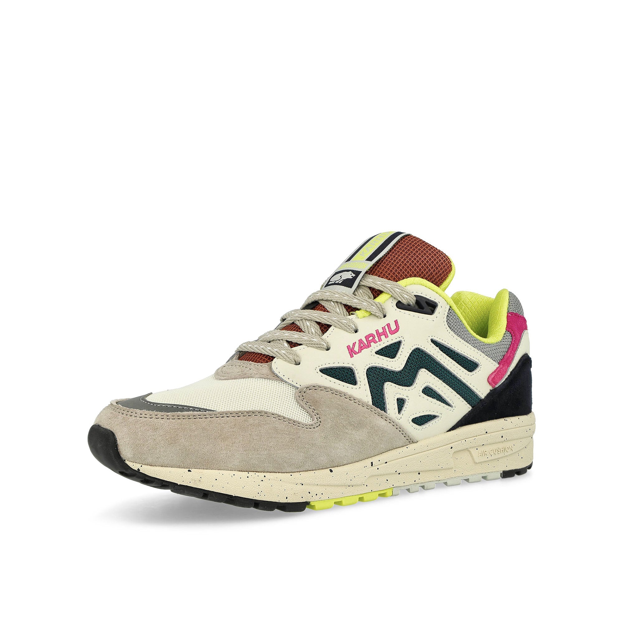 Karhu Legacy 96 Silver Lining / June Bug Low Top Sneakers Close Up | Overkill