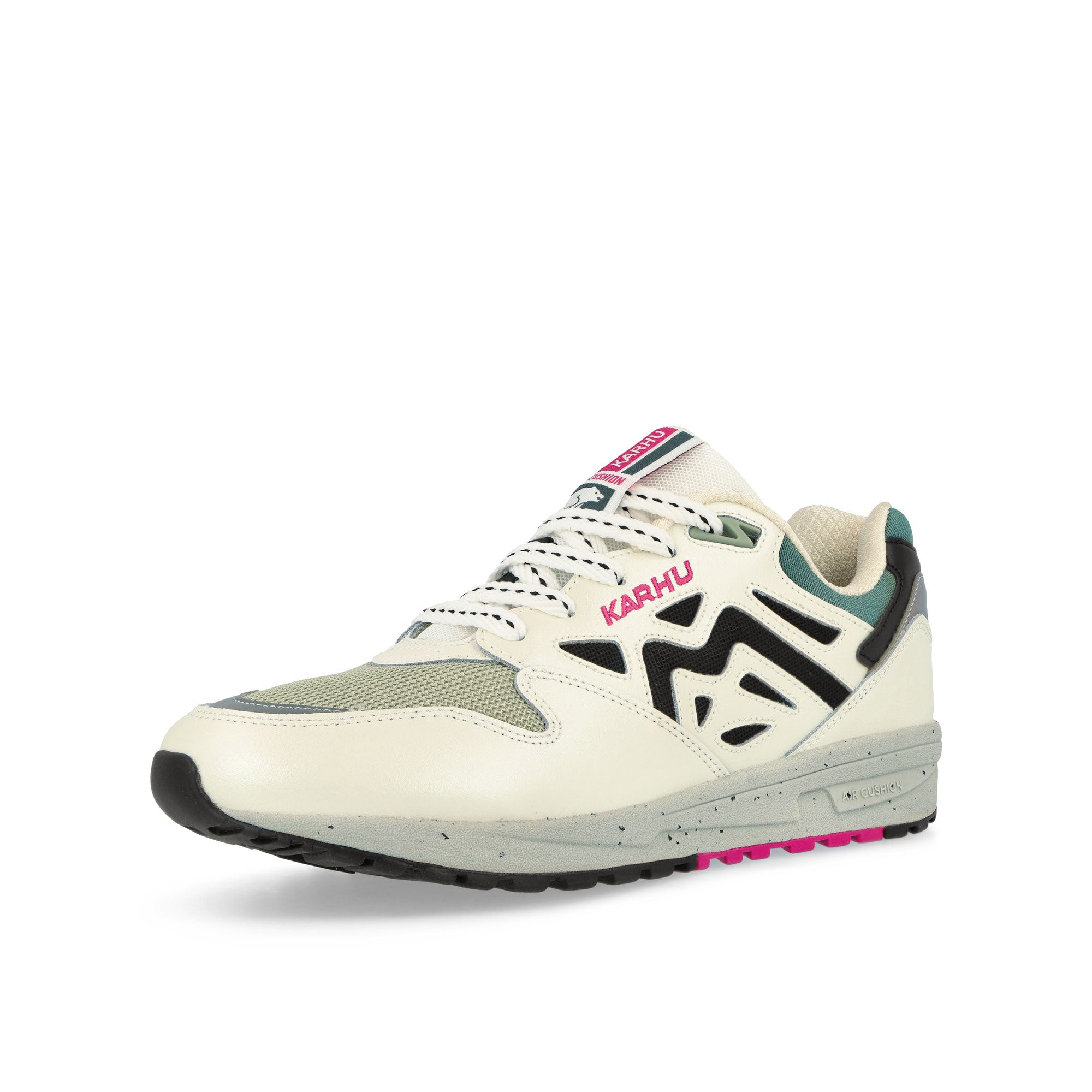 Karhu Legacy 96 Bright White / Jet Black Low Top Sneakers Close Up | Overkill