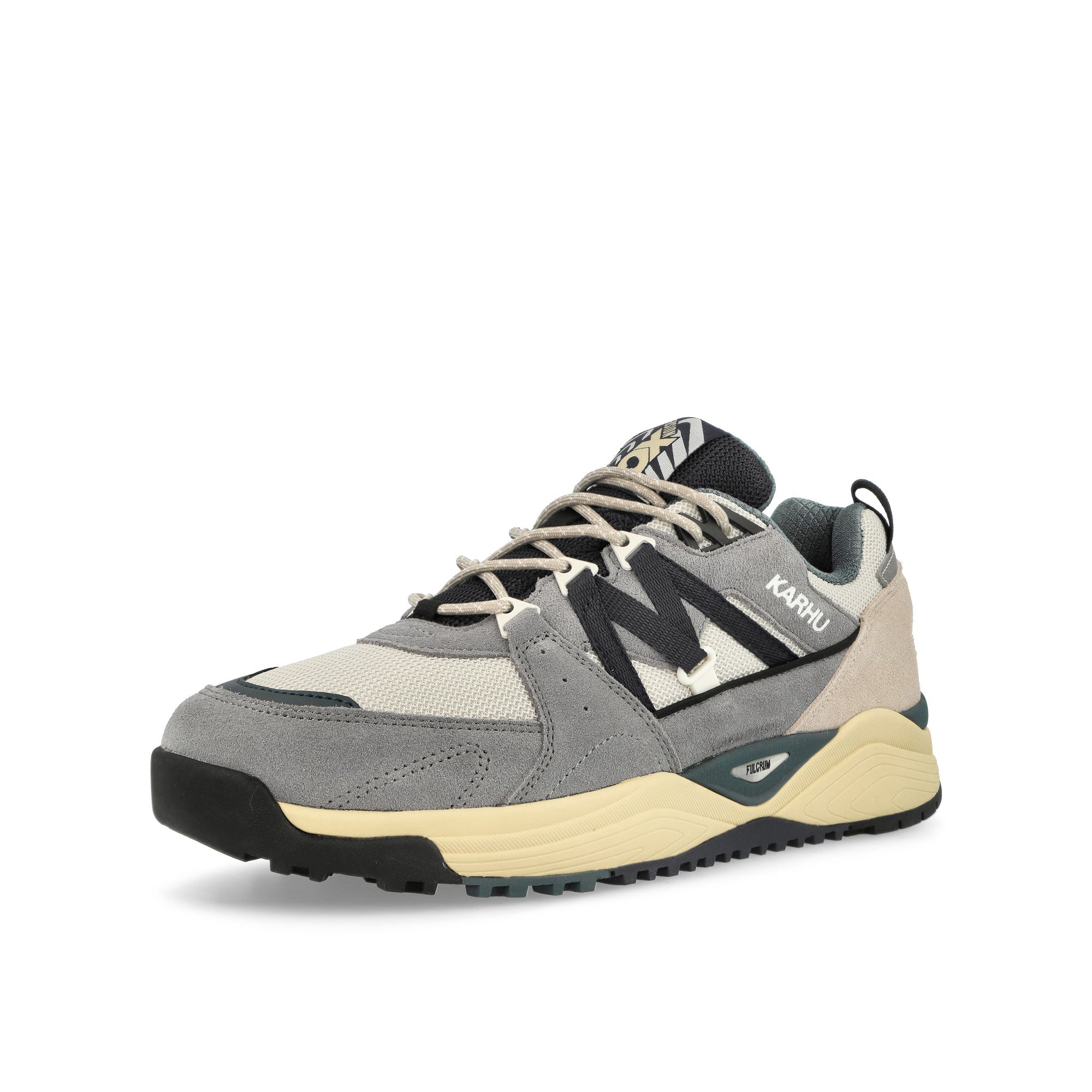 Karhu Fusion XC Ultimate Gray-India Ink Low Top Sneakers Close Up | Overkill