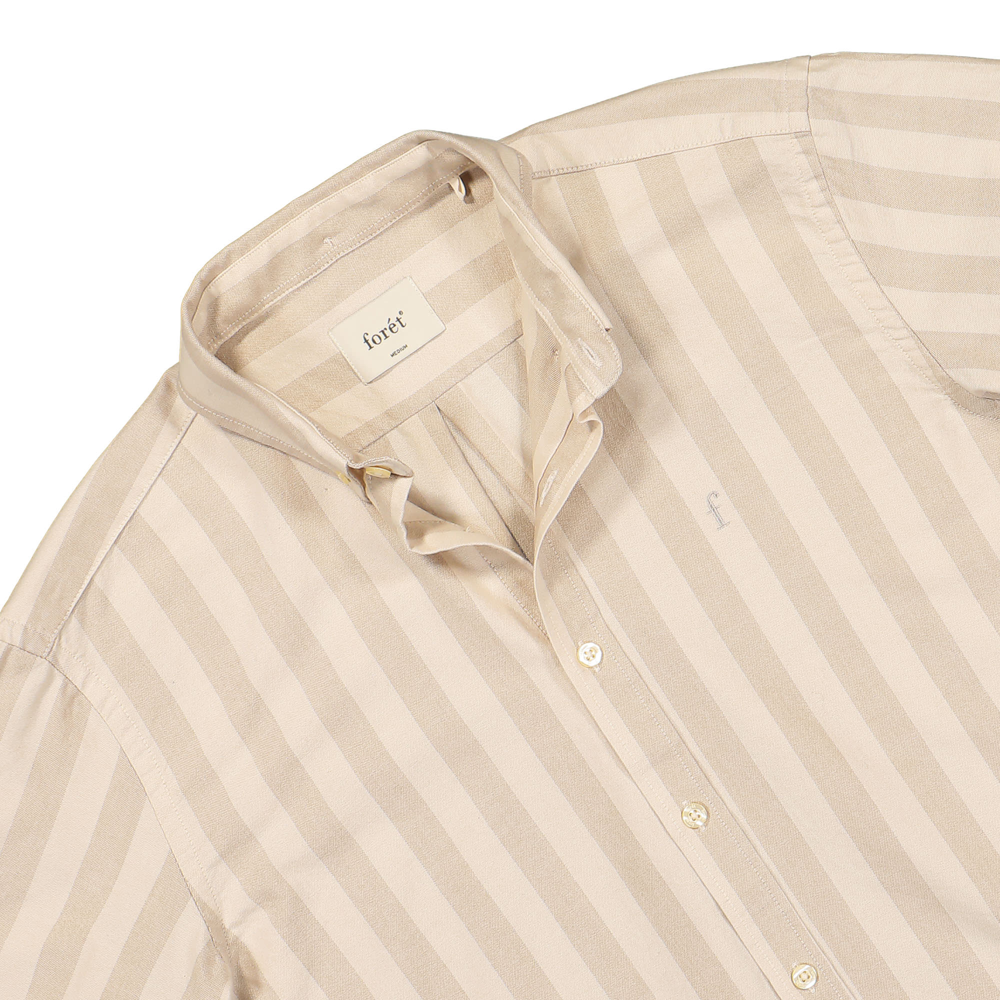 Forét Life Shirt Oat / Khaki Shirts Close-up | Overkill