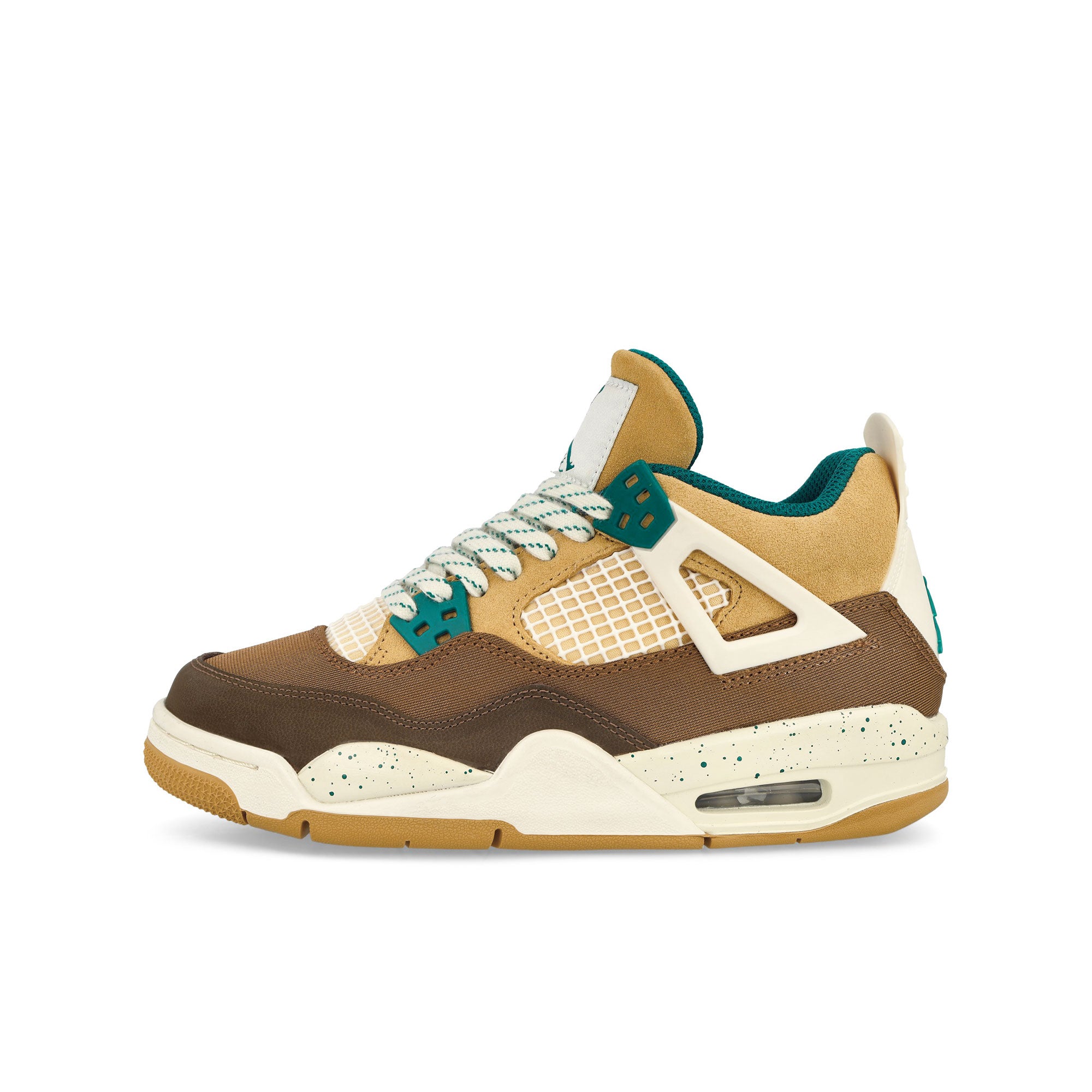Jordan Air Jordan 4 Retro GS Cacao Wow / Geode Teal - Ale Brown - Twine Mid Top Sneakers FB2214 200 | Overkill