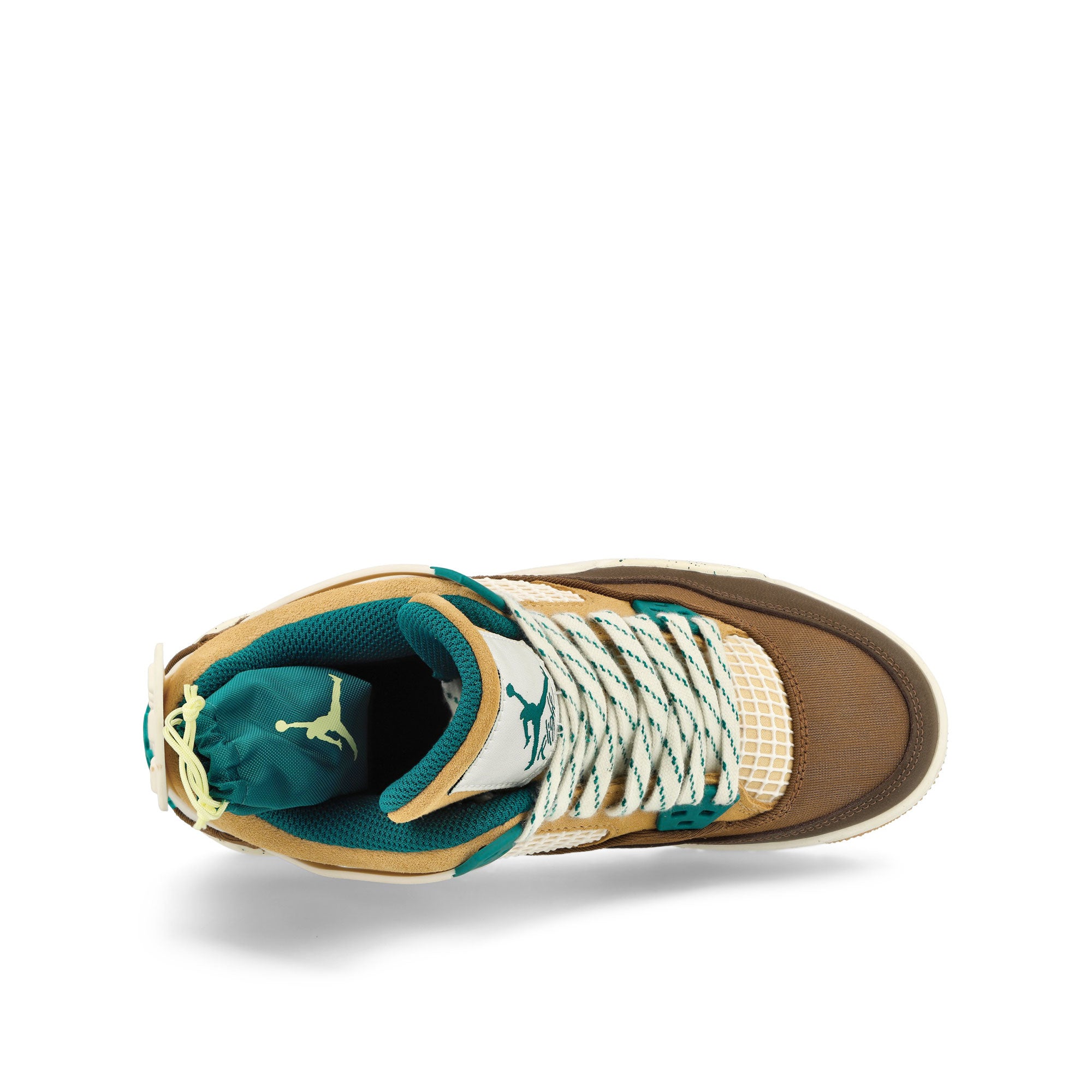 Jordan Air Jordan 4 Retro GS Cacao Wow / Geode Teal - Ale Brown - Twine Mid Top Sneakers Detailfoto | Overkill