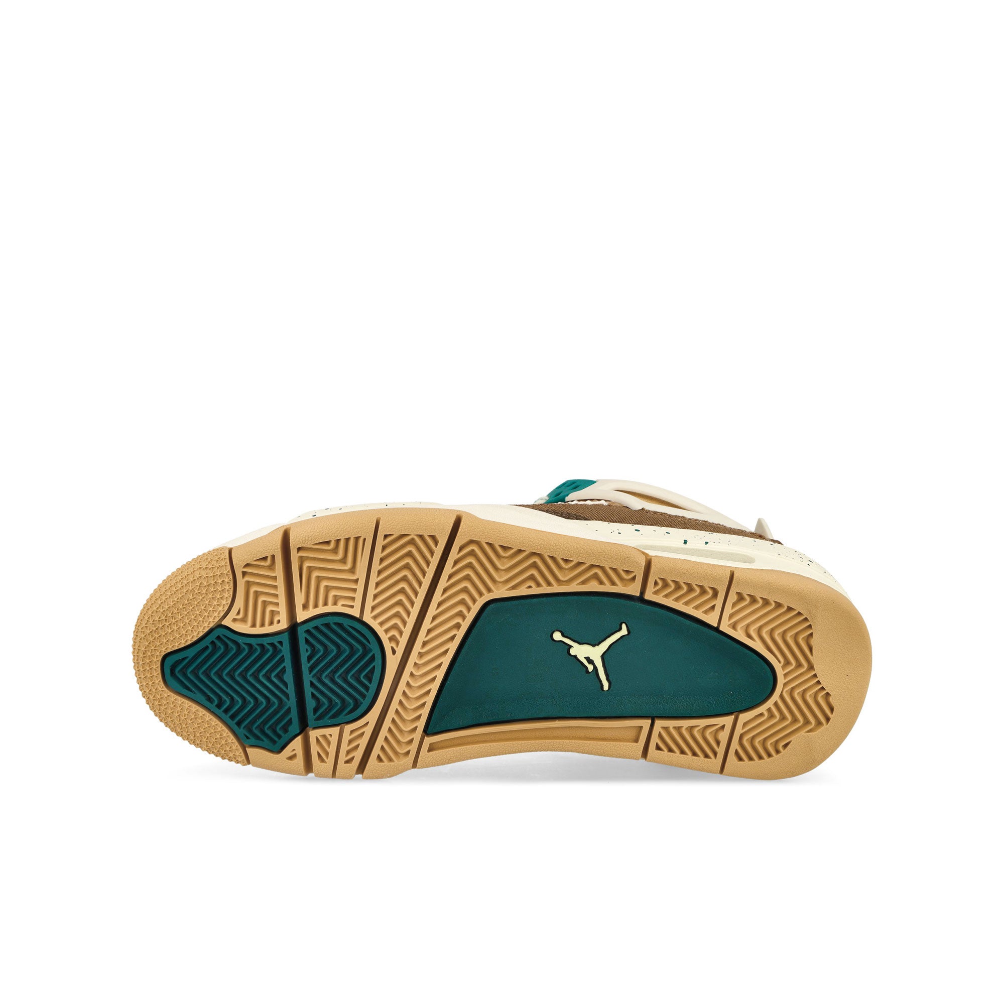 Jordan Air Jordan 4 Retro GS Cacao Wow / Geode Teal - Ale Brown - Twine Mid Top Sneakers Detail View 1 | Overkill