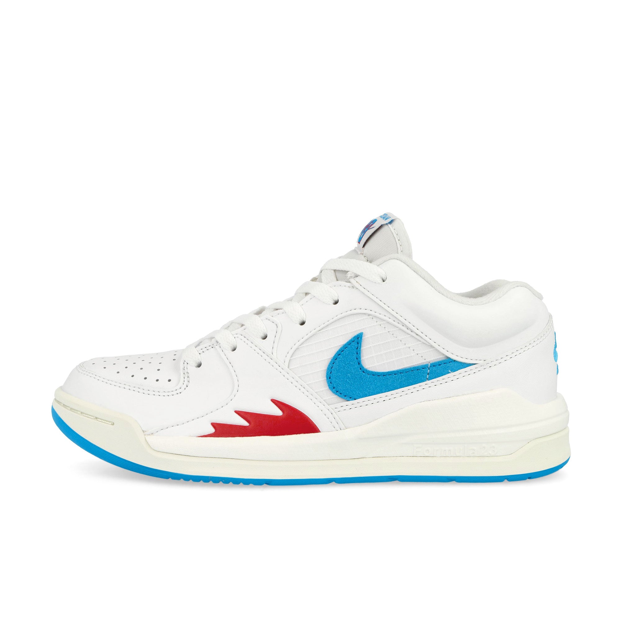 Jordan Wmns Jordan Stadium 90 White / Dark Powder Blue - Sail - Gym Red Low Top Sneakers FB2269 100 | Overkill