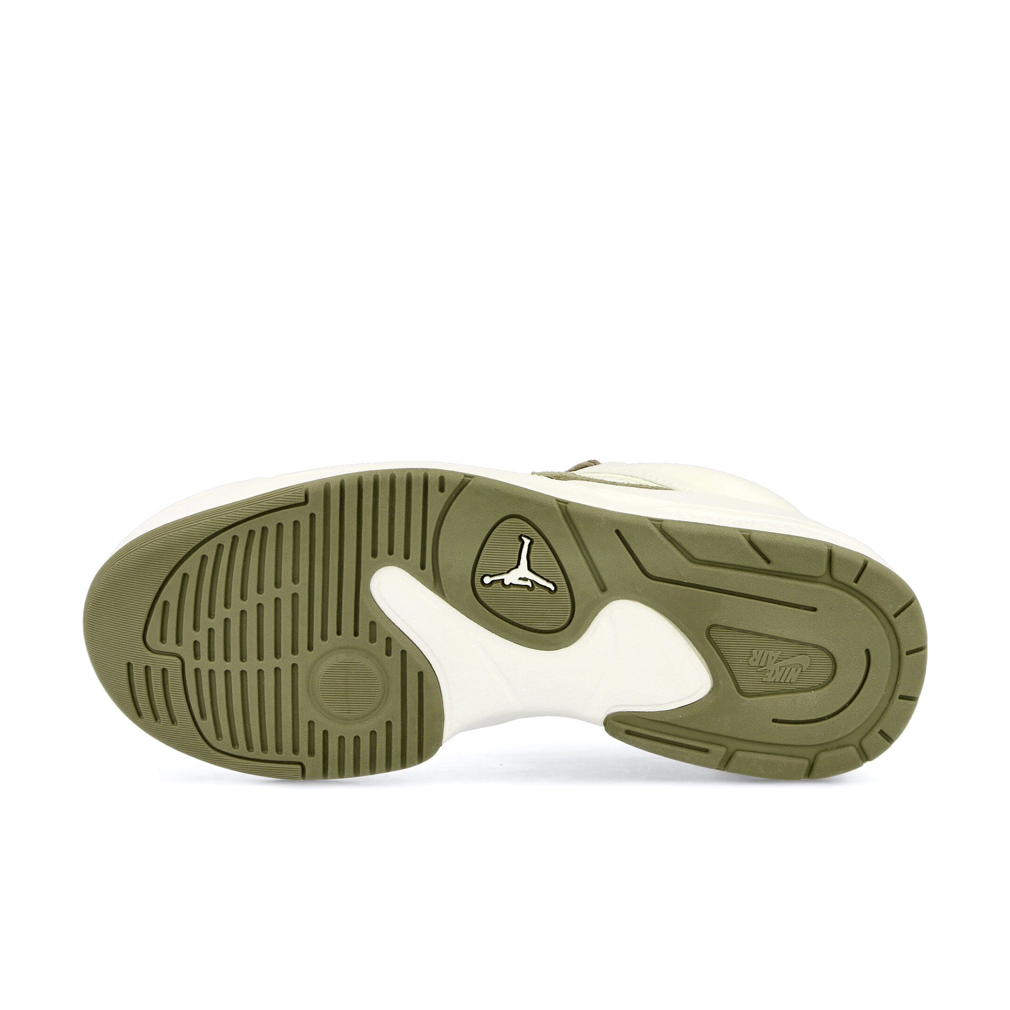 Jordan W Stadium 90 Sail-Brown Kelp - Black Low Top Sneakers Detail View 1 | Overkill