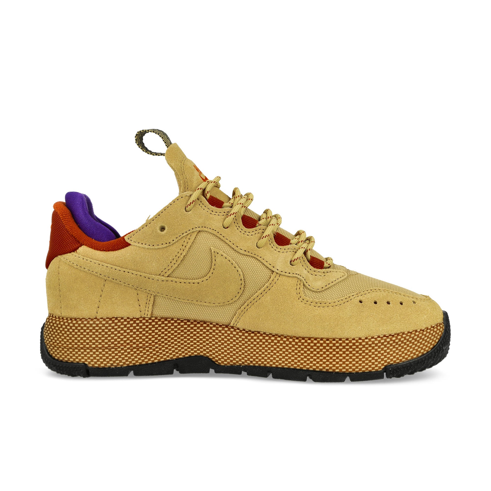 Nike W Air Force 1 Wild Wheat Gold-Wheat Gold - Rugged Orange Low Top Sneakers Silhouette | Overkill
